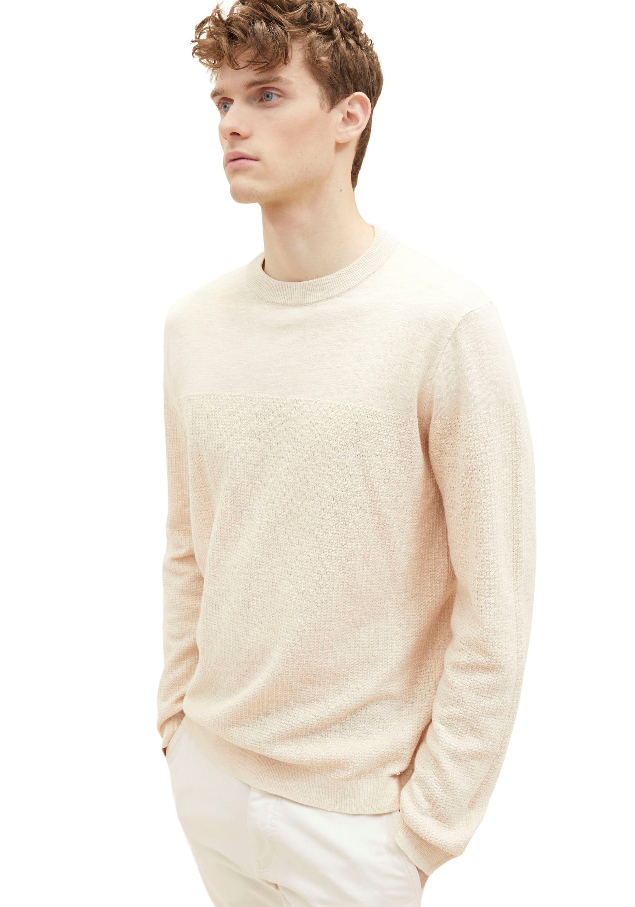Tom Tailor Trui met ronde hals