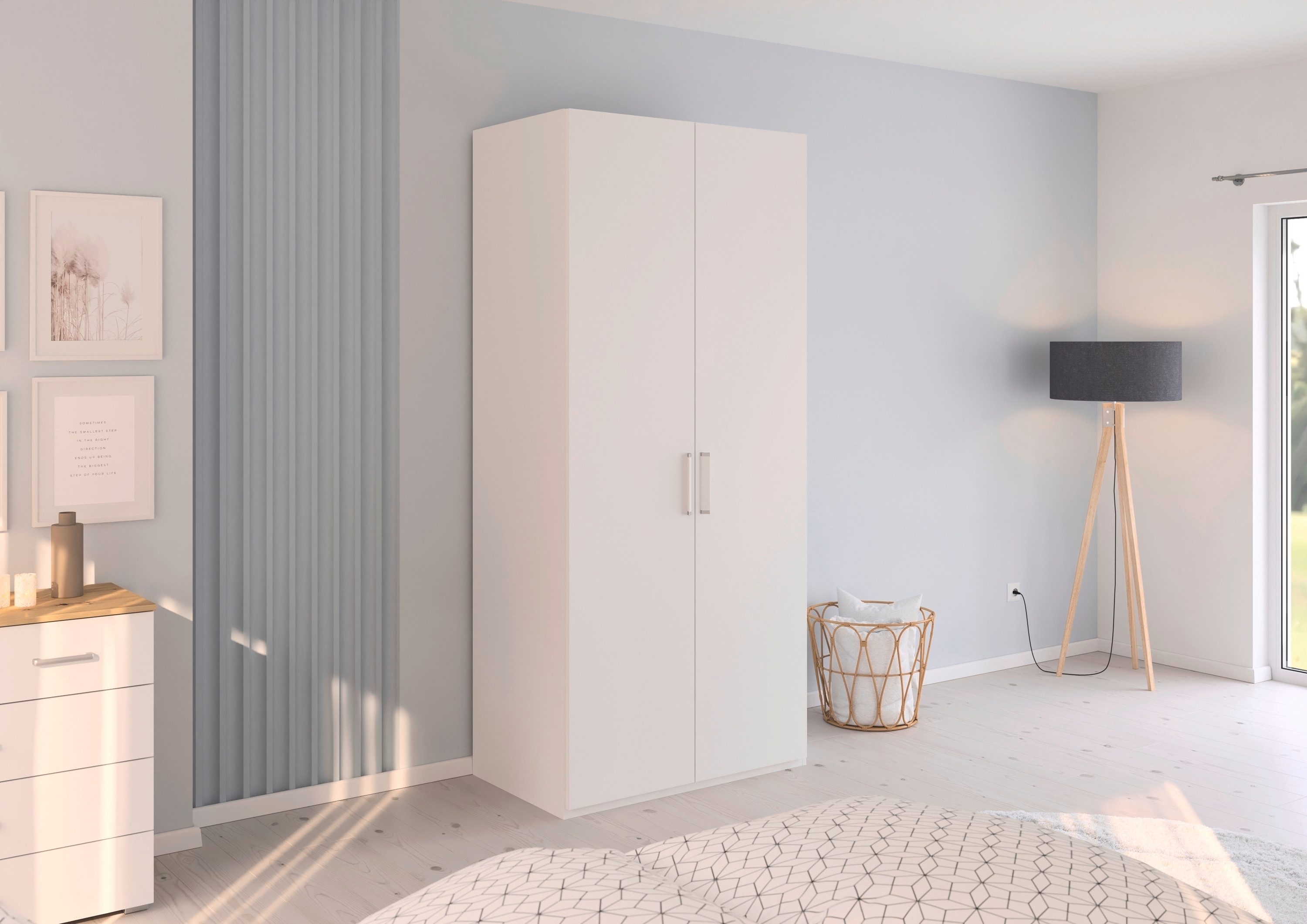 rauch Draaideurkast Kledingkast Kast Garderobe Slaapkamerkast EVELYN in elegante stijl, veel opbergruimte 4 breedtes en 2 hoogtes made in germany