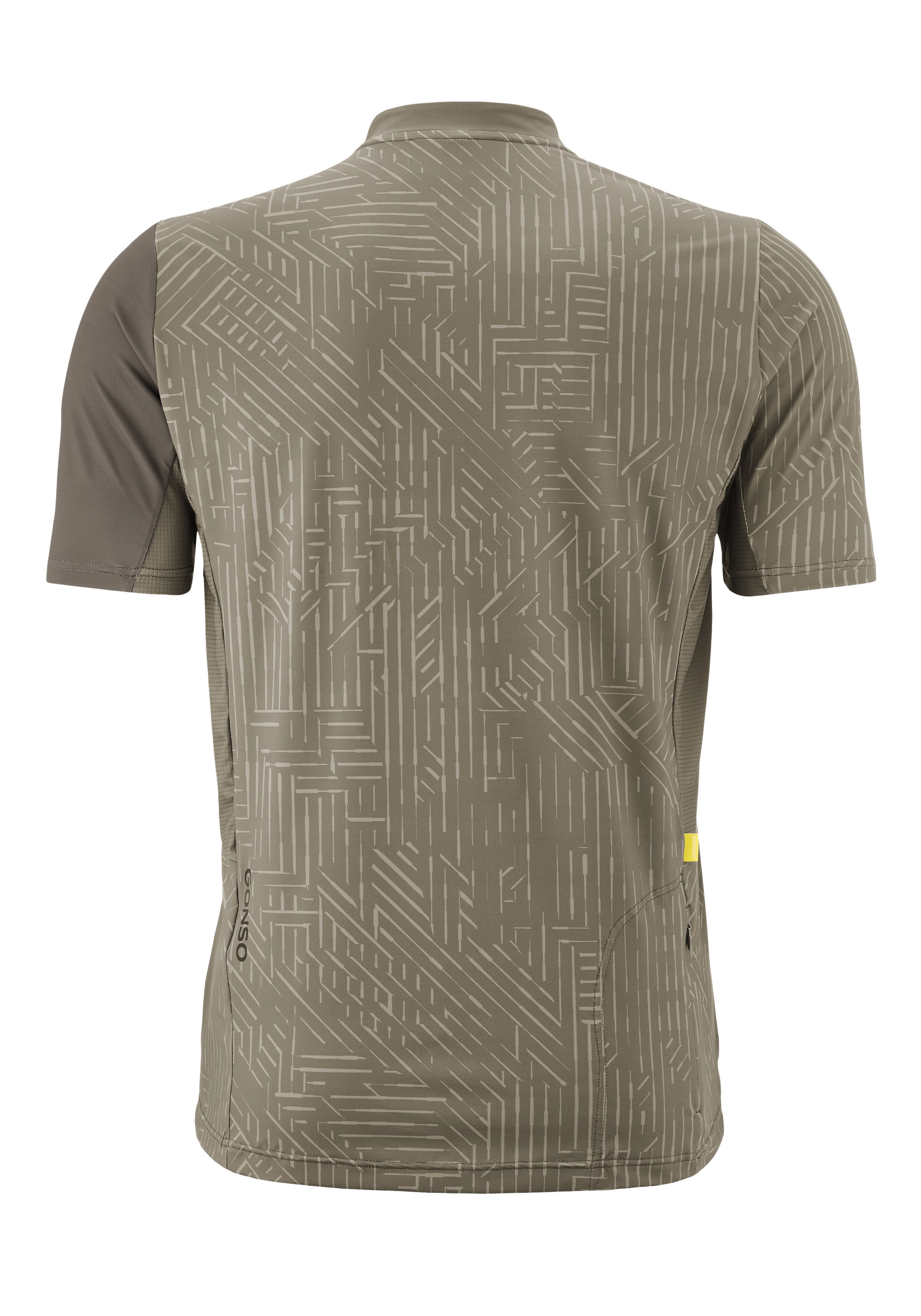 Gonso Fietsshirt Adventure Jersey Halfzip M Heren fiets trui korte mouwen, rugzak met rits, quick-dry, slim fit