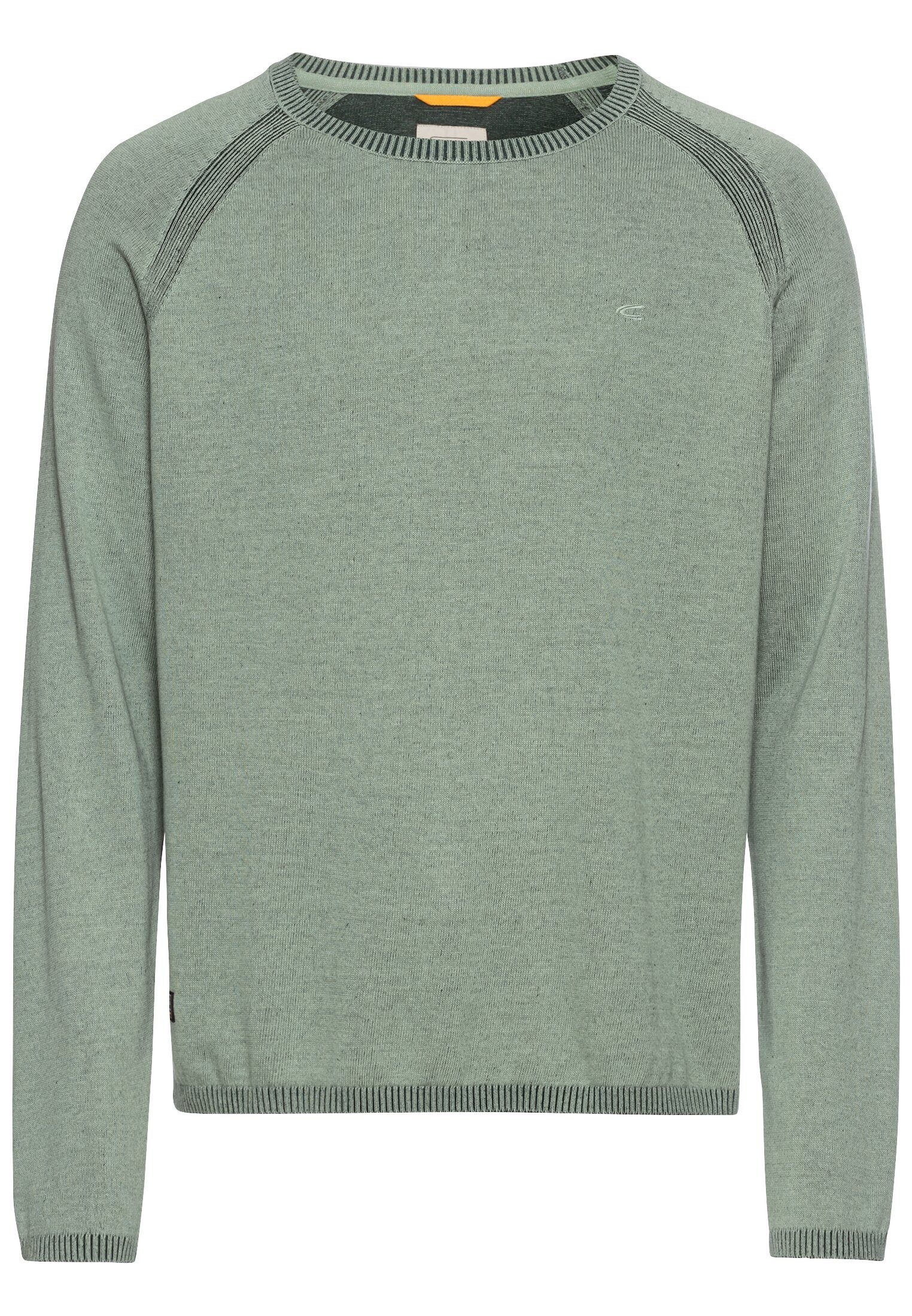 camel active Trui met ronde hals met geborduurd logo