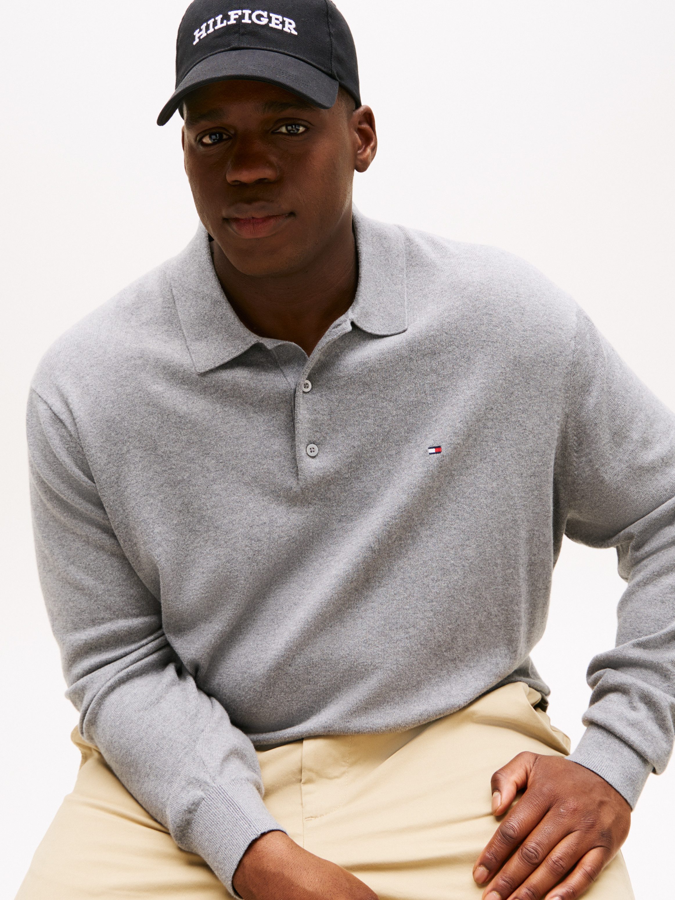 Tommy Hilfiger Trui met polokraag BT-PIMA ORG CTN CASH