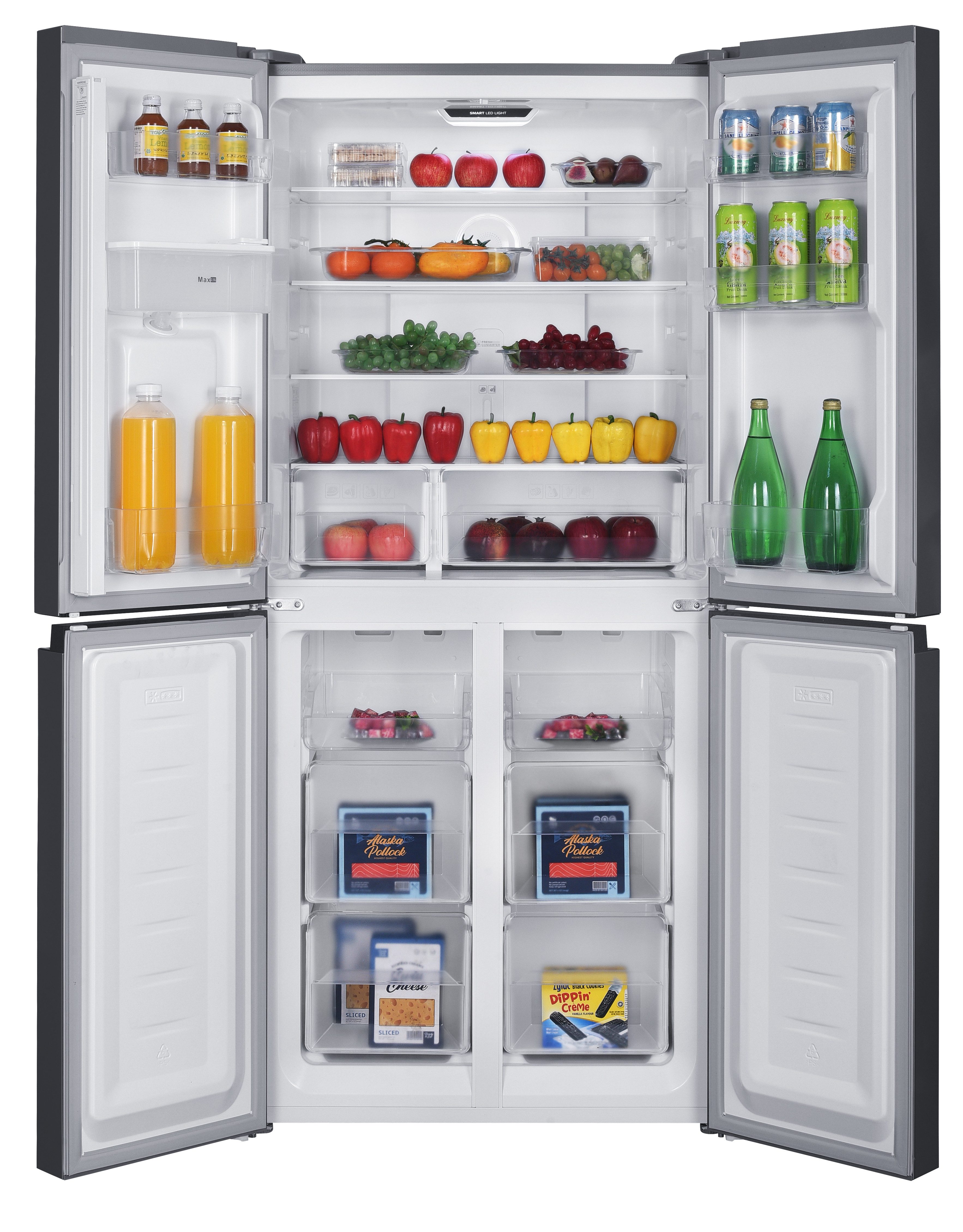Hanseatic MultiDoor HCDC18080CWDI NoFrost, waterdispenser, display