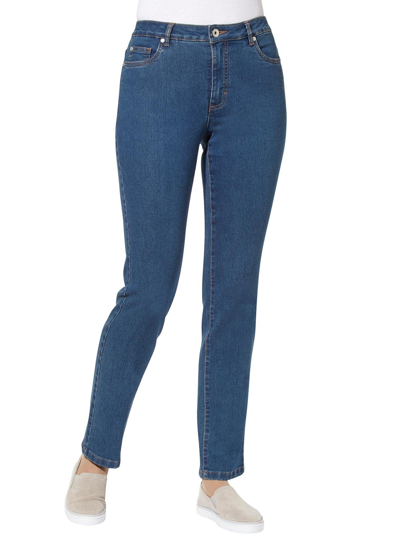 Casual Looks 5-pocket jeans dames skinny jeans maat 25 blauw