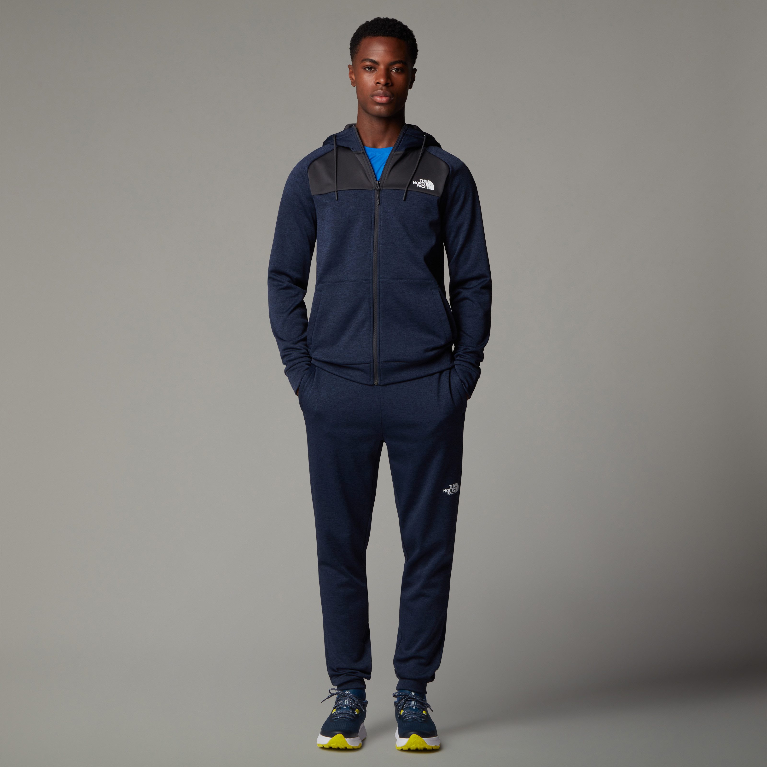 The North Face Fleecejack Reaxion fleece hoodie met doorlopende rits voor heren (1 stuk)