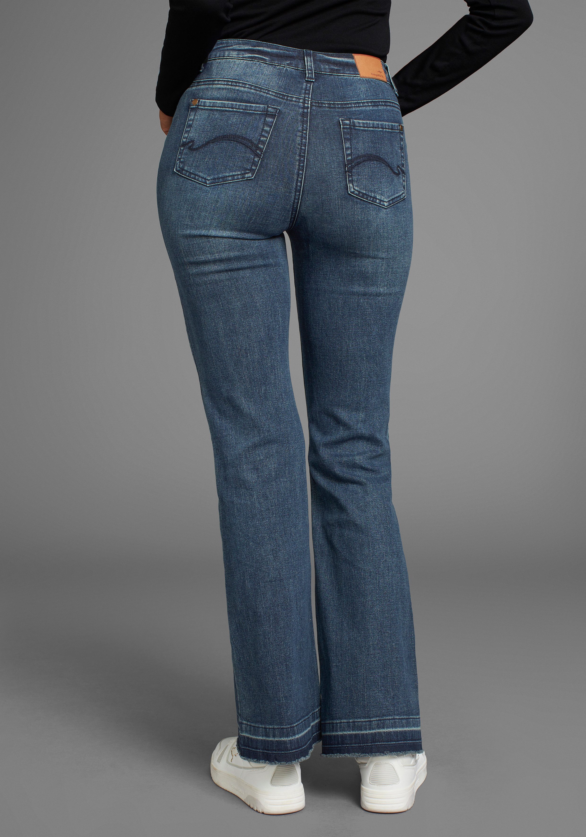 KangaROOS Wijde jeans Flare wijde jeans met hoge taille