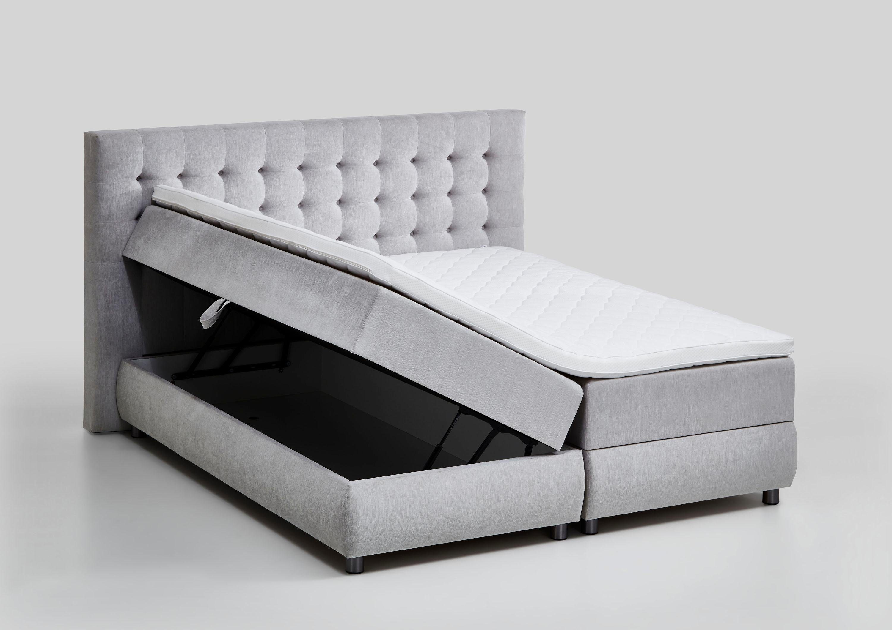 ATLANTIC home collection Boxspring TINA met bedkist en topmatras, ook in extra lang