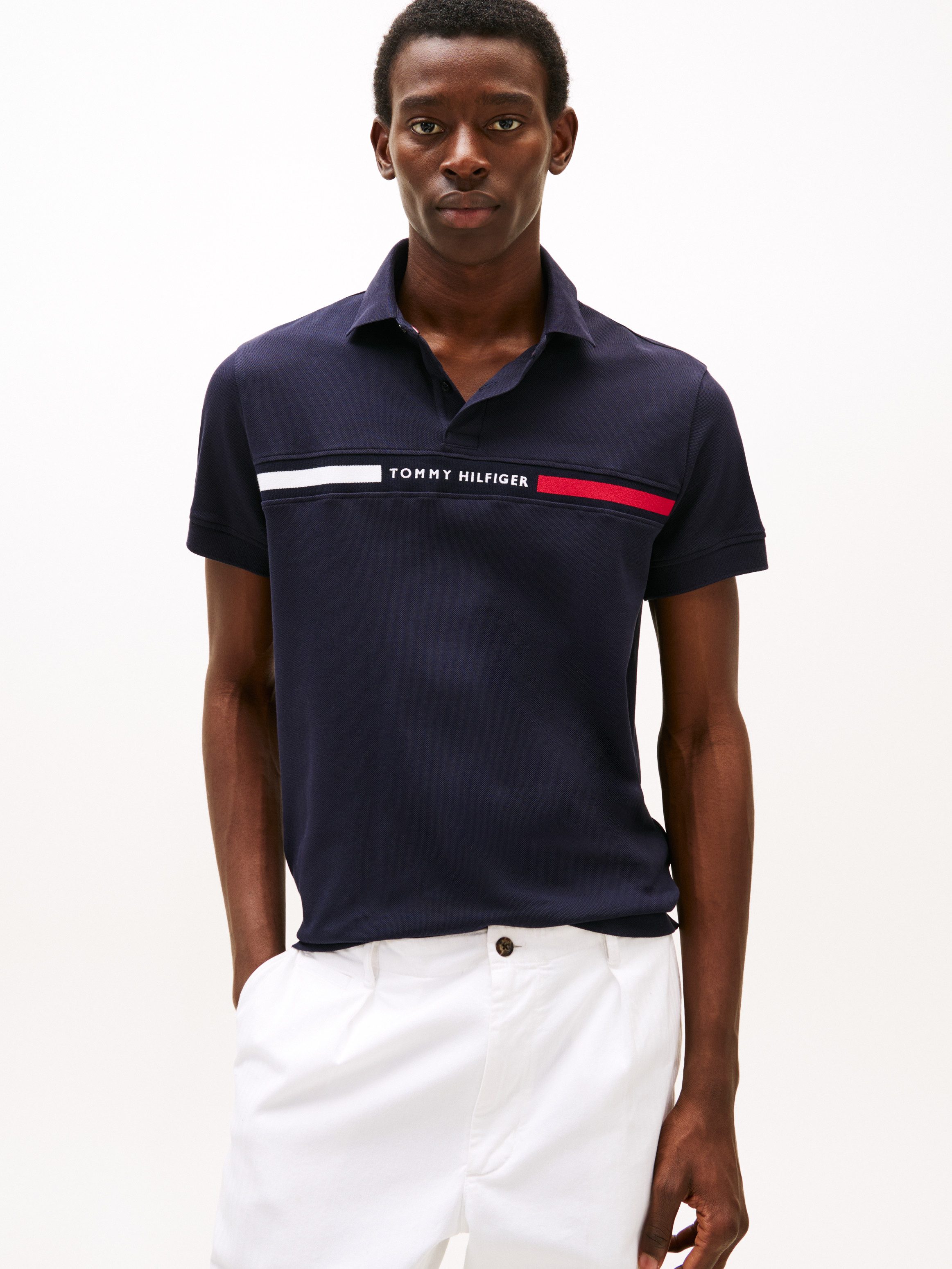 Tommy Hilfiger Poloshirt HILFIGER CHEST INSERT REG POLO