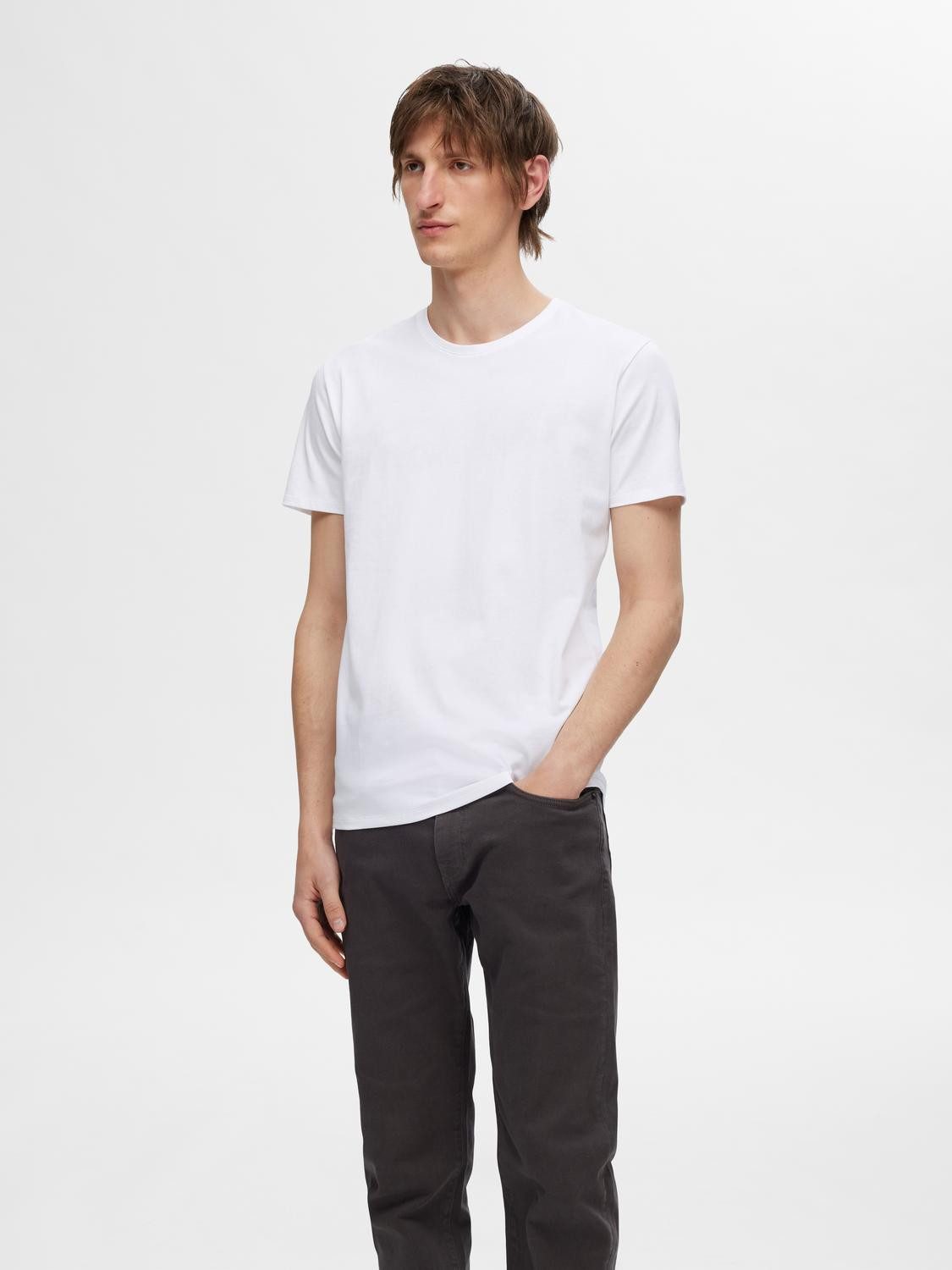 SELECTED HOMME T-shirt SLHROLAND SS O-NECK TEE 3-PACK NOOS