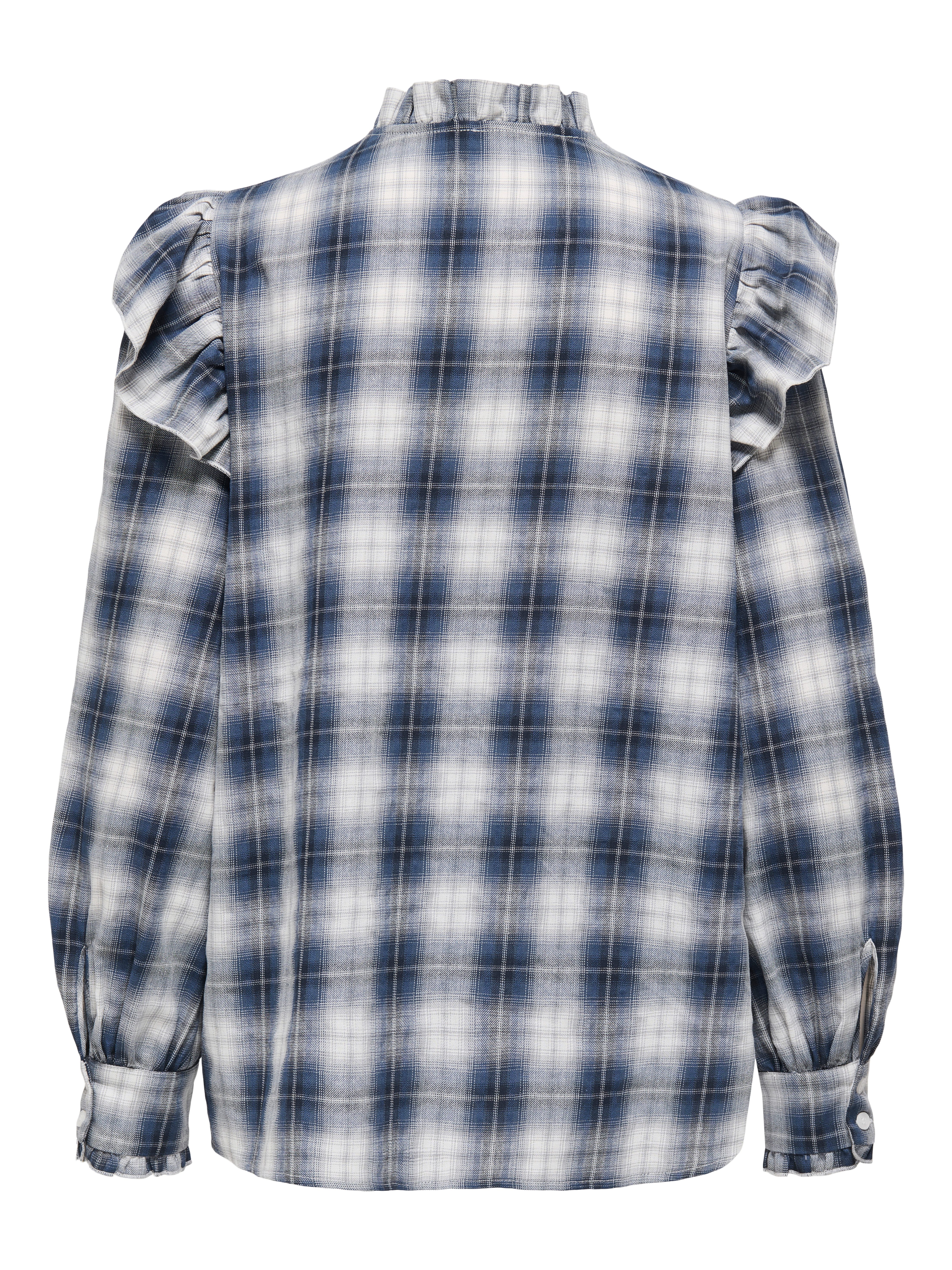 Only Blouse met lange mouwen ONLFIGA L/S FLOUNCE TOP WVN