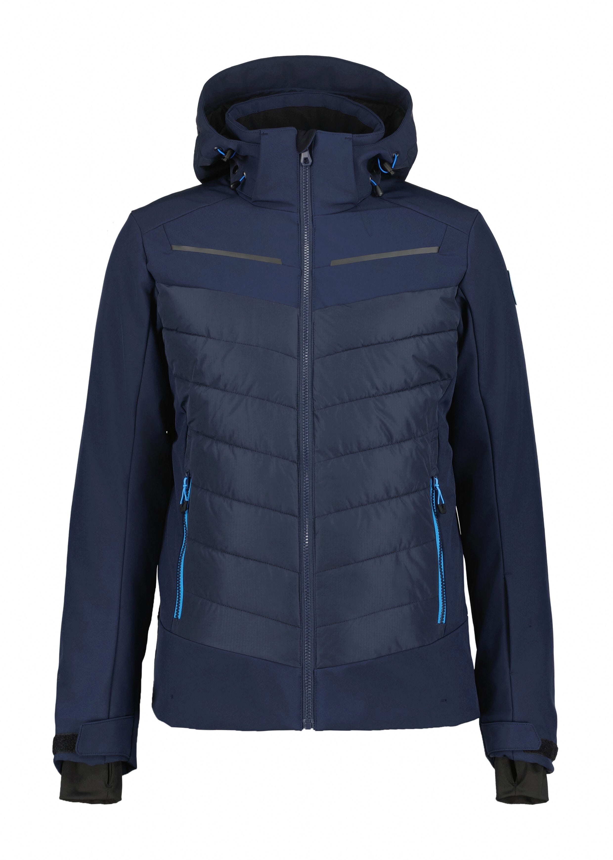 Icepeak Softshell-jack ICEPEAK FREMONT met subtiele logo-opdrukken en patch op de bovenarm (1 stuk)