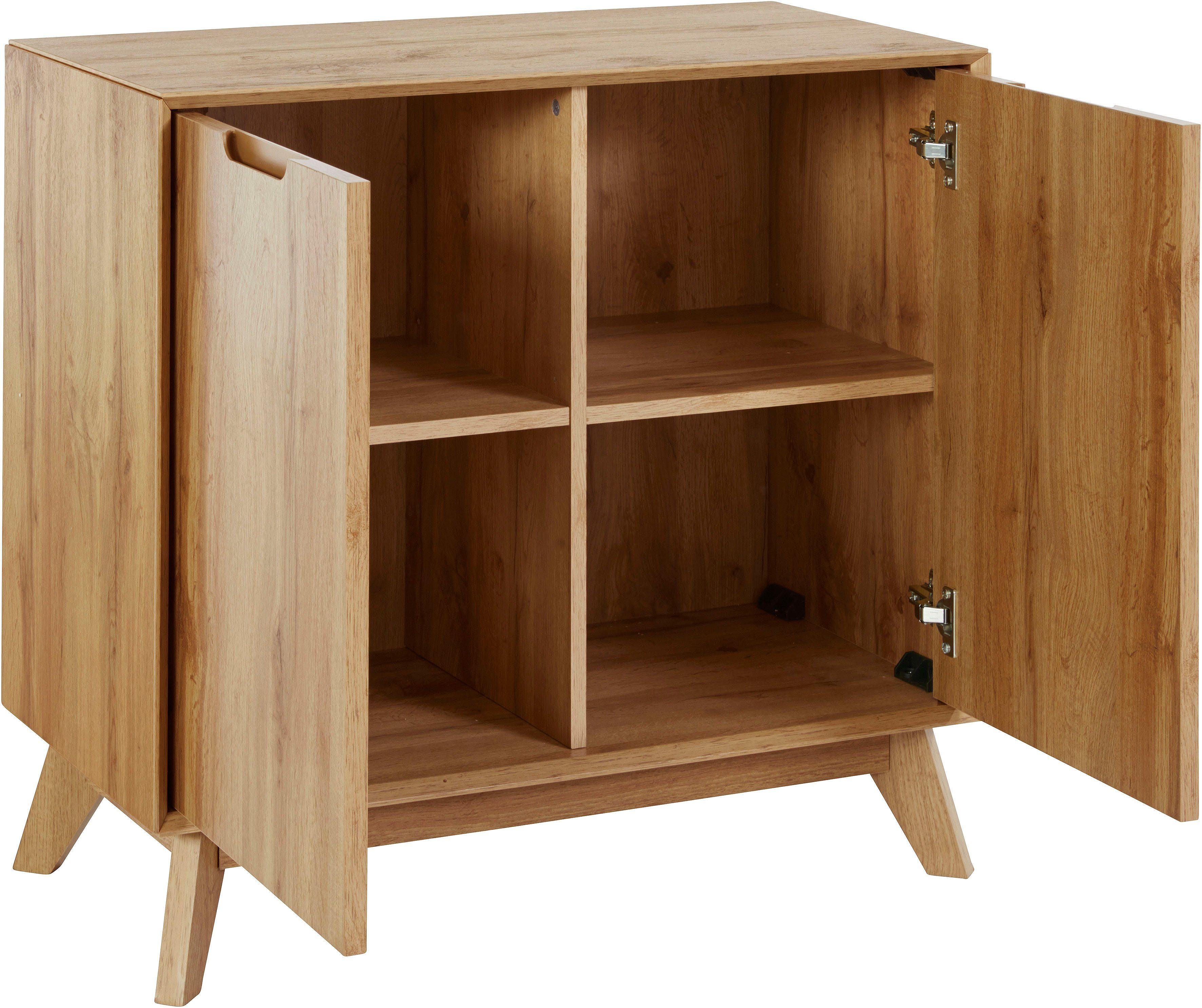 andas Dressoir Pandrup Commode met 2 deuren en 2 verstelbare inlegplanken, B:80 cm, H:75 cm