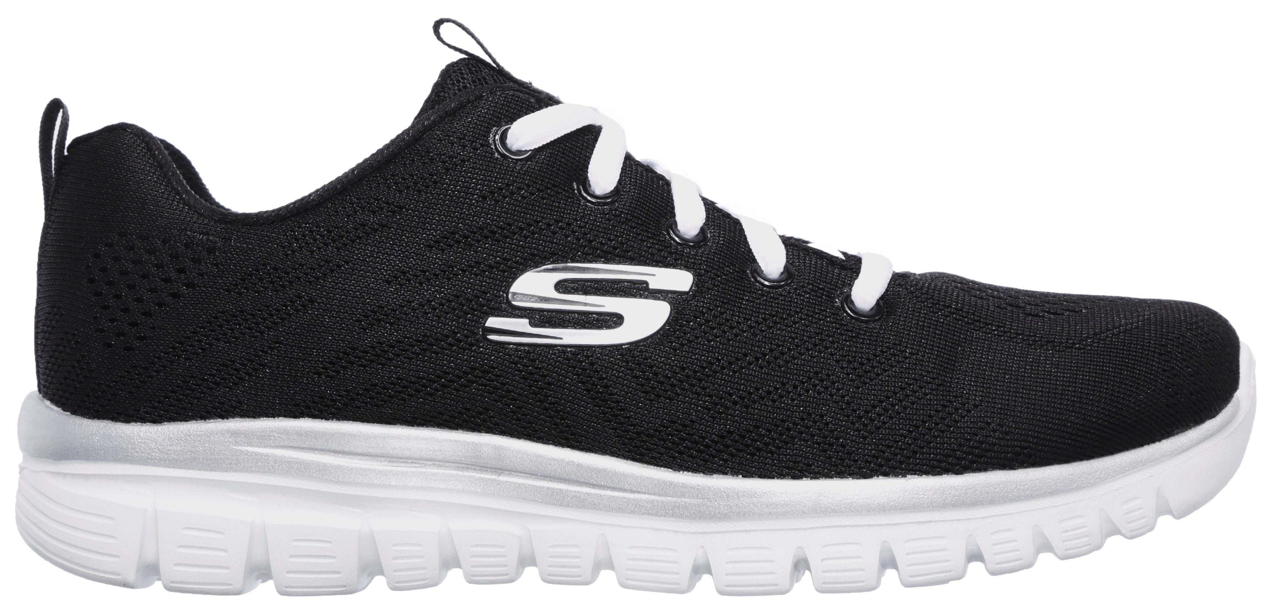 NU 21% KORTING: Skechers Sneakers Graceful Get Connected in schoenwijdte g (wijd)