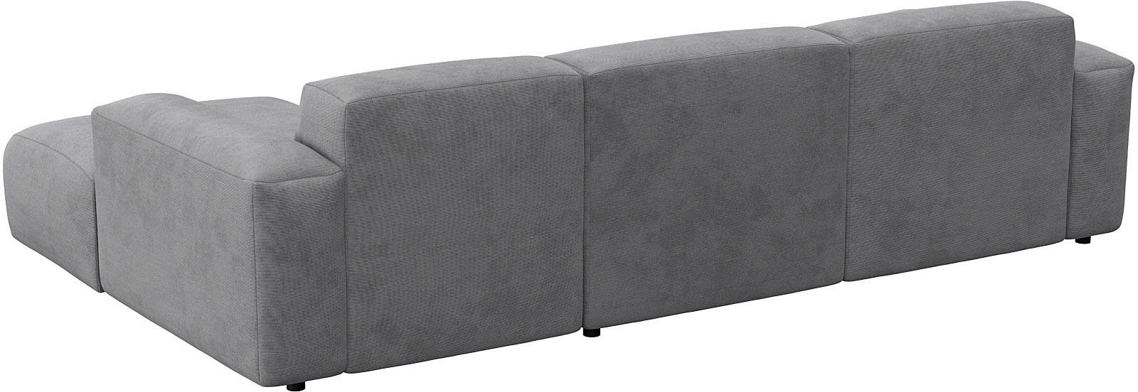 FLEXLUX Hoekbank Lucera comfortabel en comfortabel door hoogwaardige zitconstructie, L-vorm