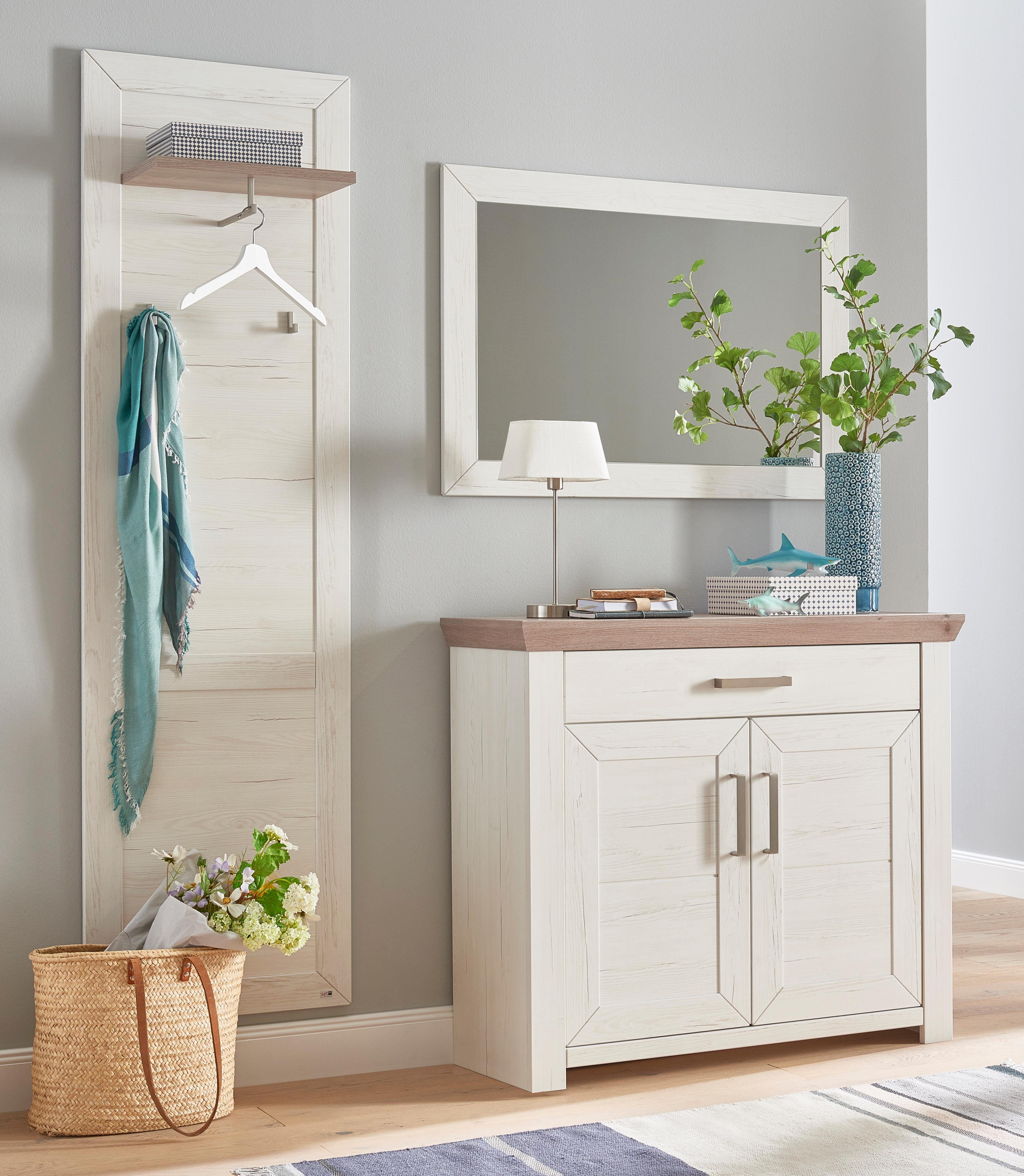 set one by Musterring Halmeubelset York in landelijke stijl (set, 3-delig) wandkapstokken beige