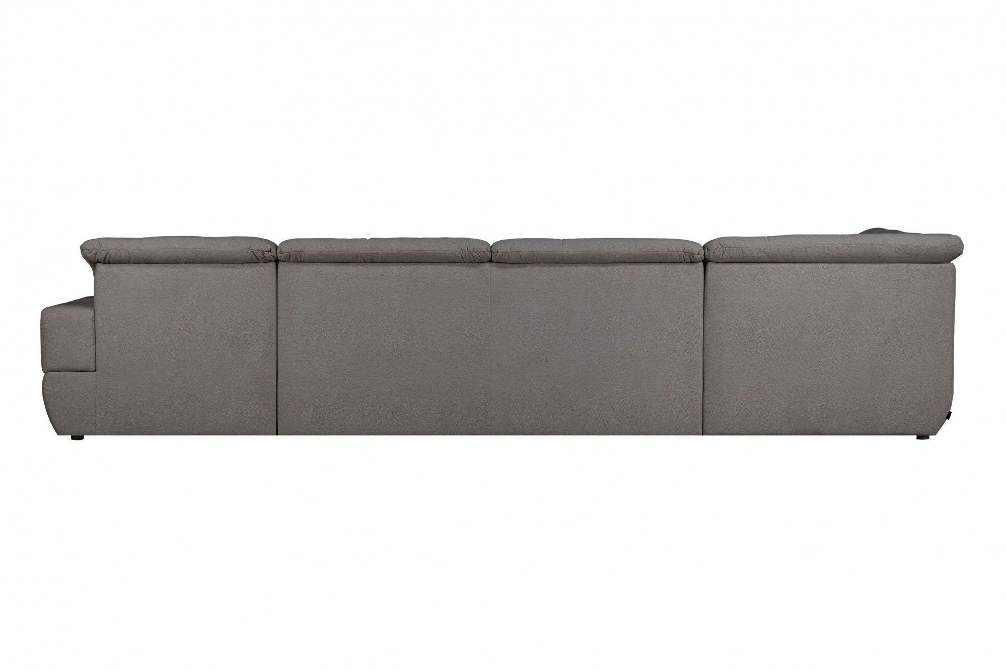 INOSIGN Zithoek BRISBANE nieuw U-model met verfijnd gestikt patroon, matte look, incl. sierkussens