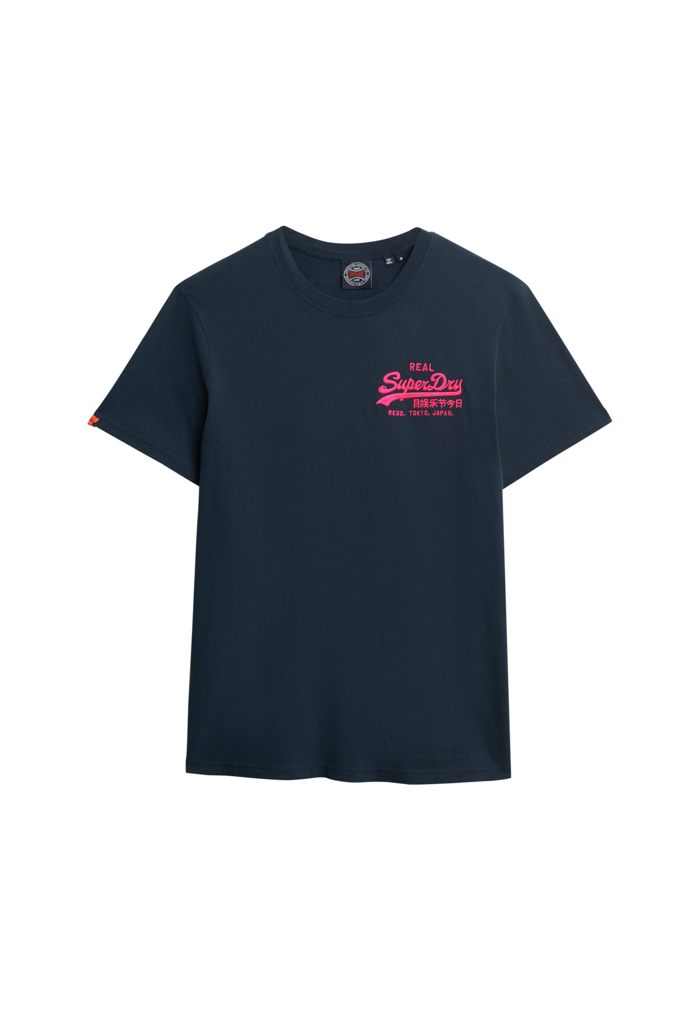 Superdry Shirt met ronde hals VL EMBROIDERED RELAXED TEE