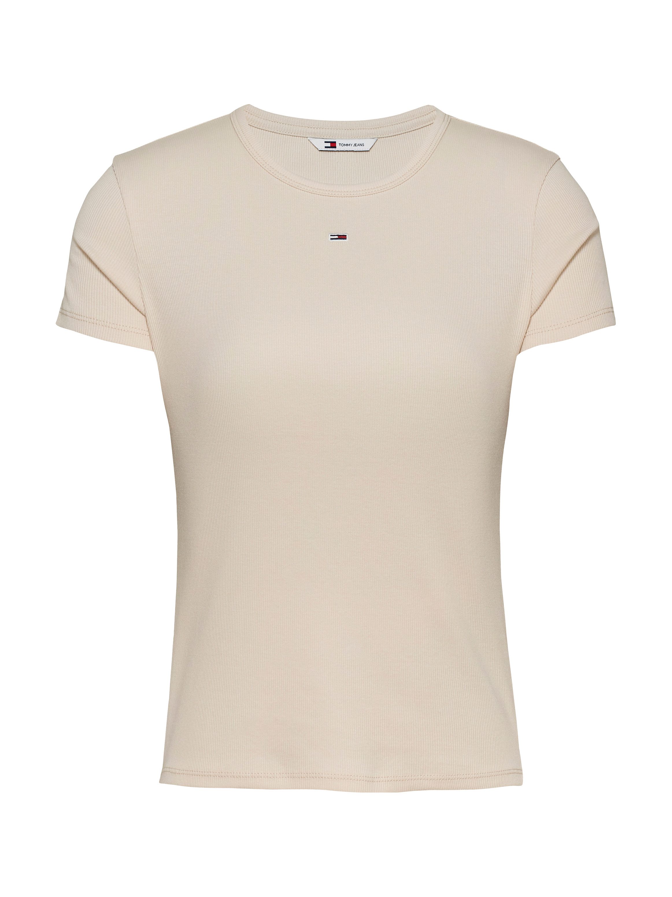 TOMMY JEANS T-shirt TJW SLIM ESSENTIAL RIB SS