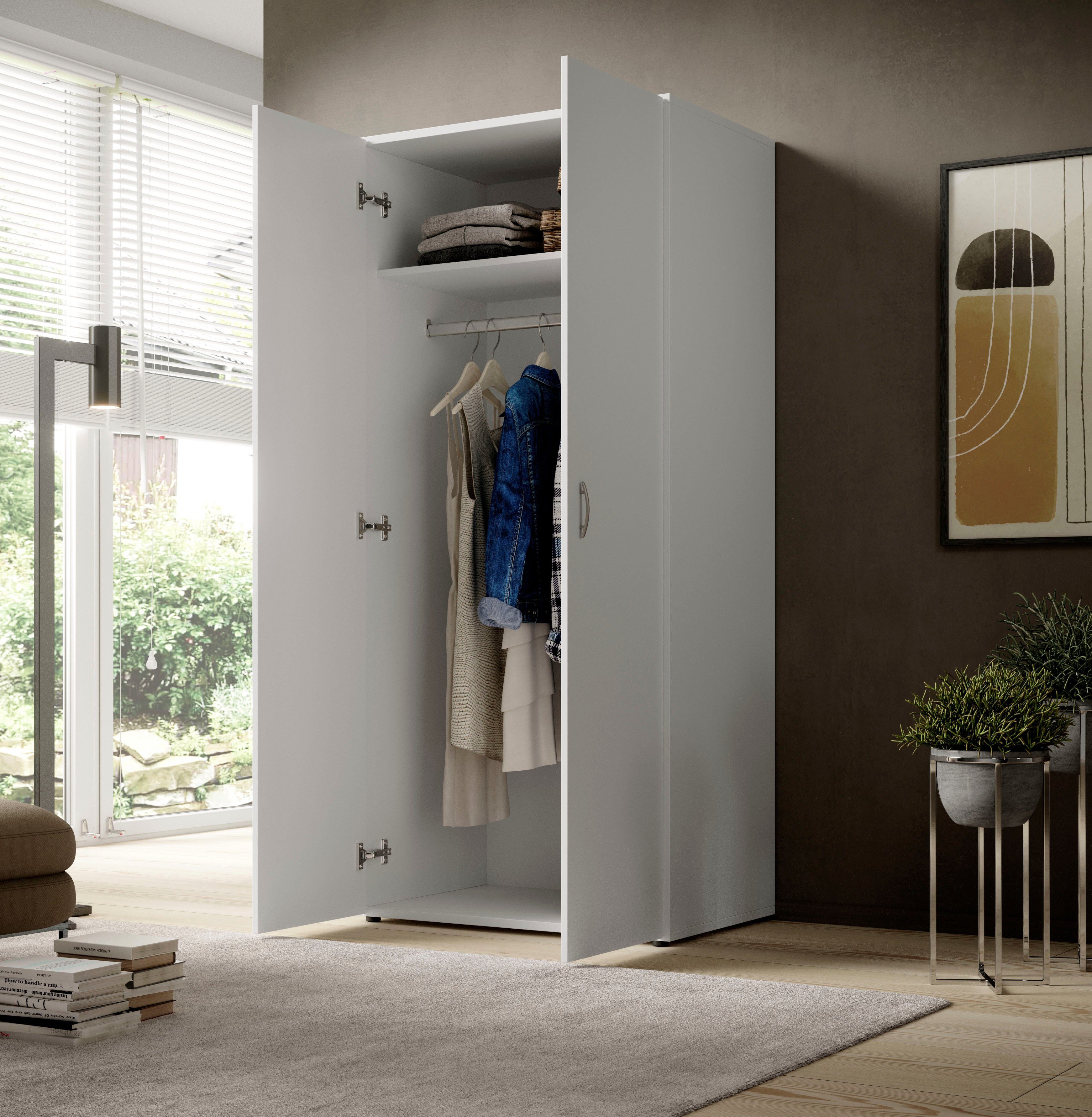 Schlafkontor Draaideurkast Base kledingkast Joe garderobekast waskast bega kast slaapkamer bestseller in 3 breedtes en 2 kleuren