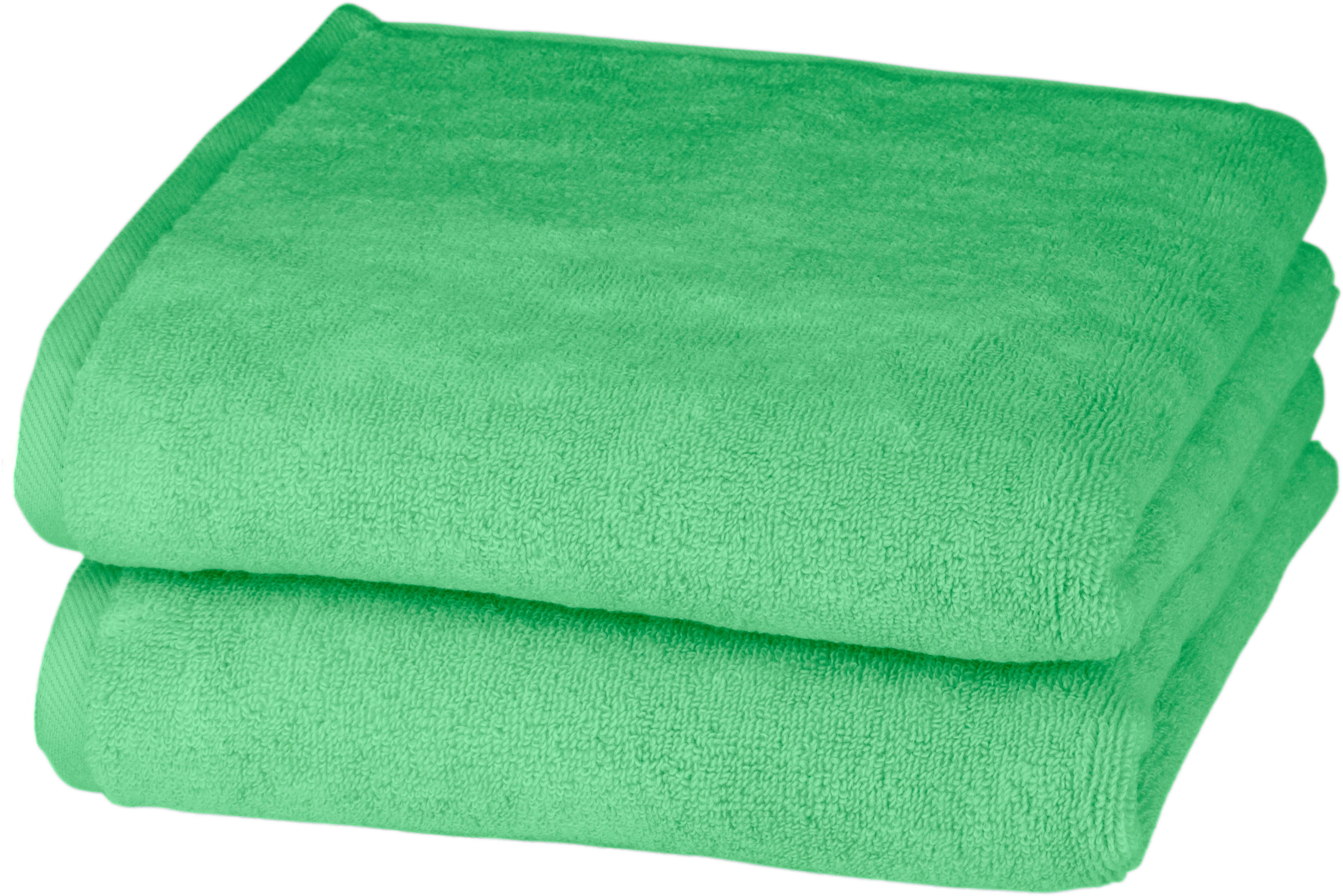 ROSS Handdoeken Sensual 9000 met aloë vera-olie veredeld (2 stuks) handdoeken groen