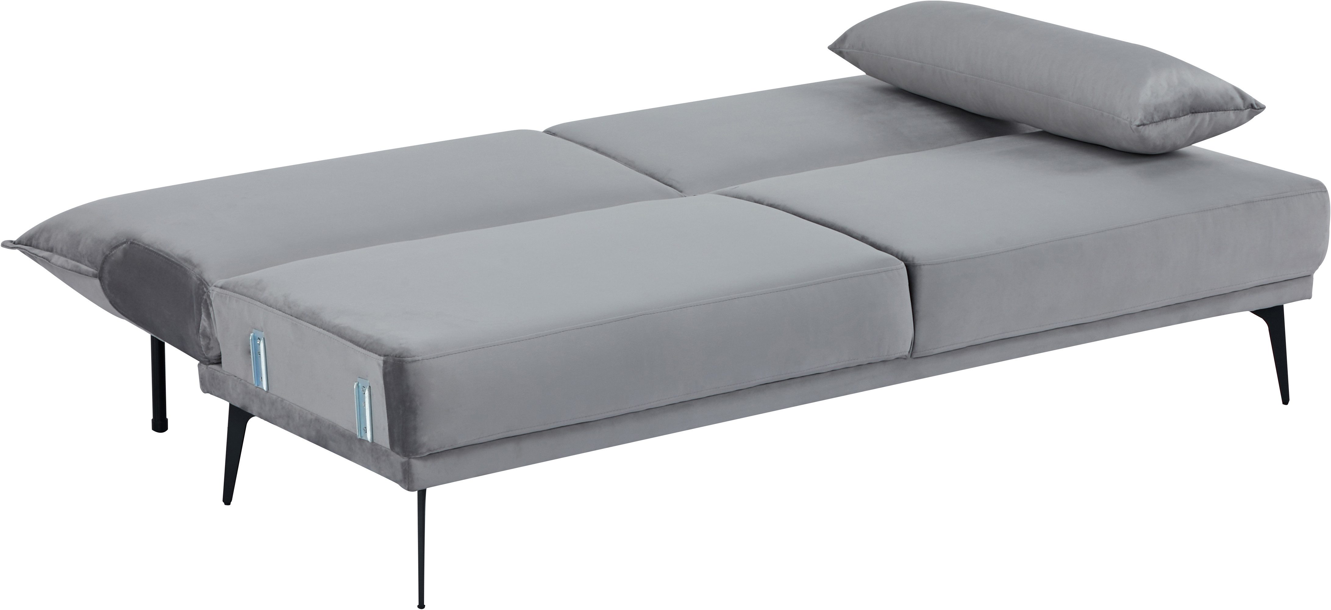 INOSIGN Slaapbank TULARE, 204 cm, opklapbare 3-zits met verstelbare rugleuning,