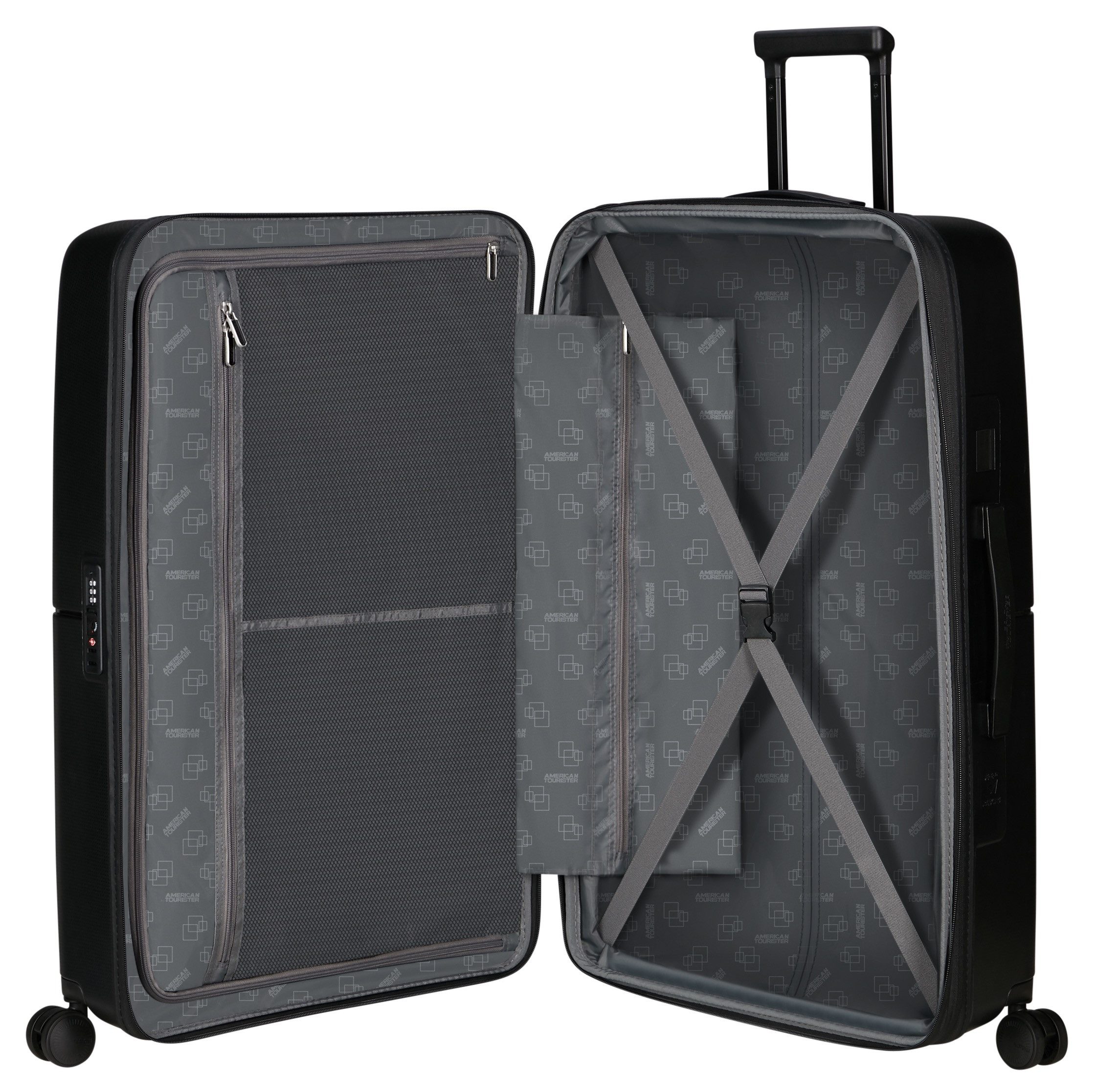 American Tourister Hardshell-trolley DASHPOP 77 Grote koffer reisbagage TSA-cijfer slot incheckbagage