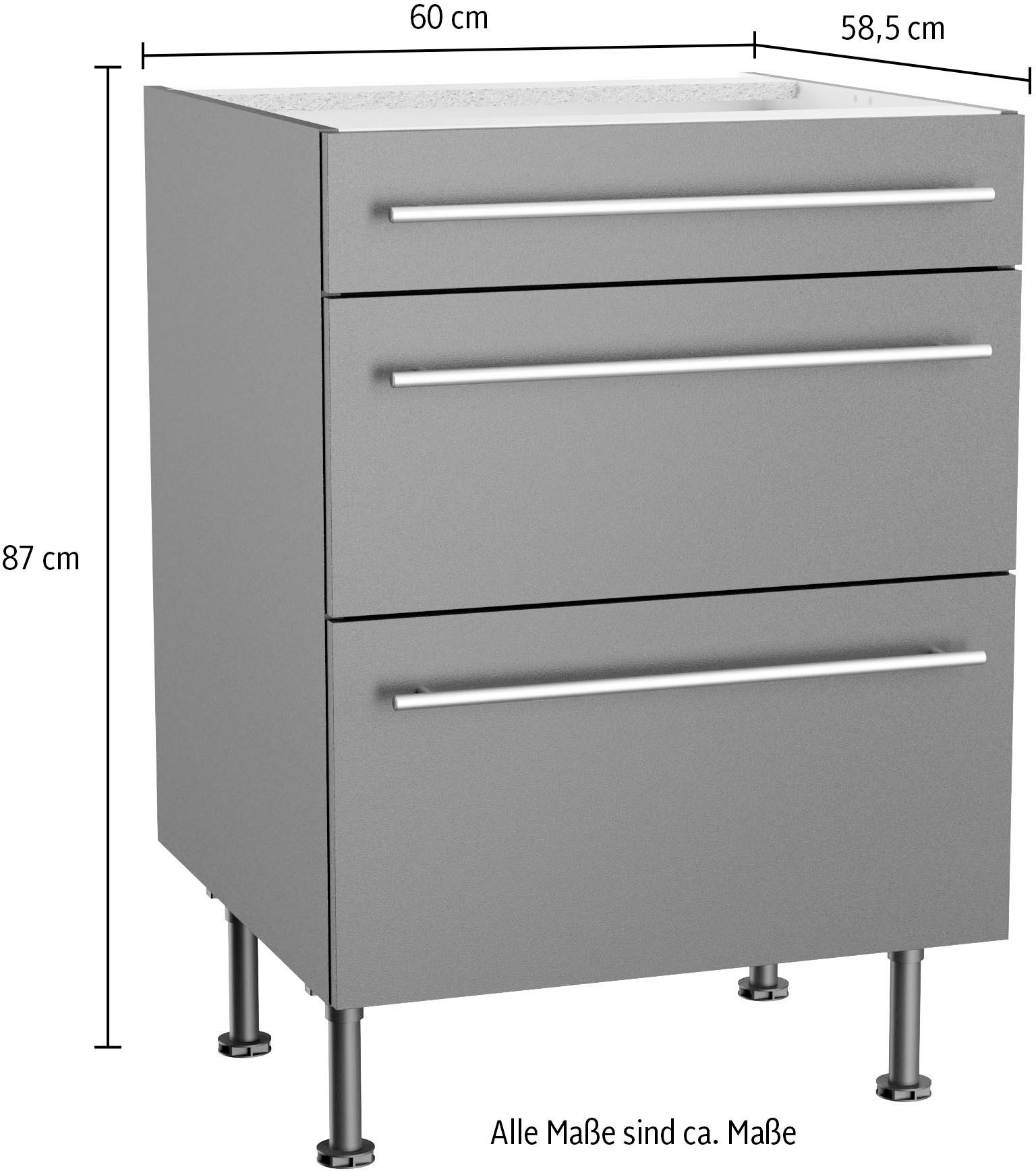 OPTIFIT Onderkast KS-Bern2 Breedte 60 cm, 1 lade, 2 uittrekken
