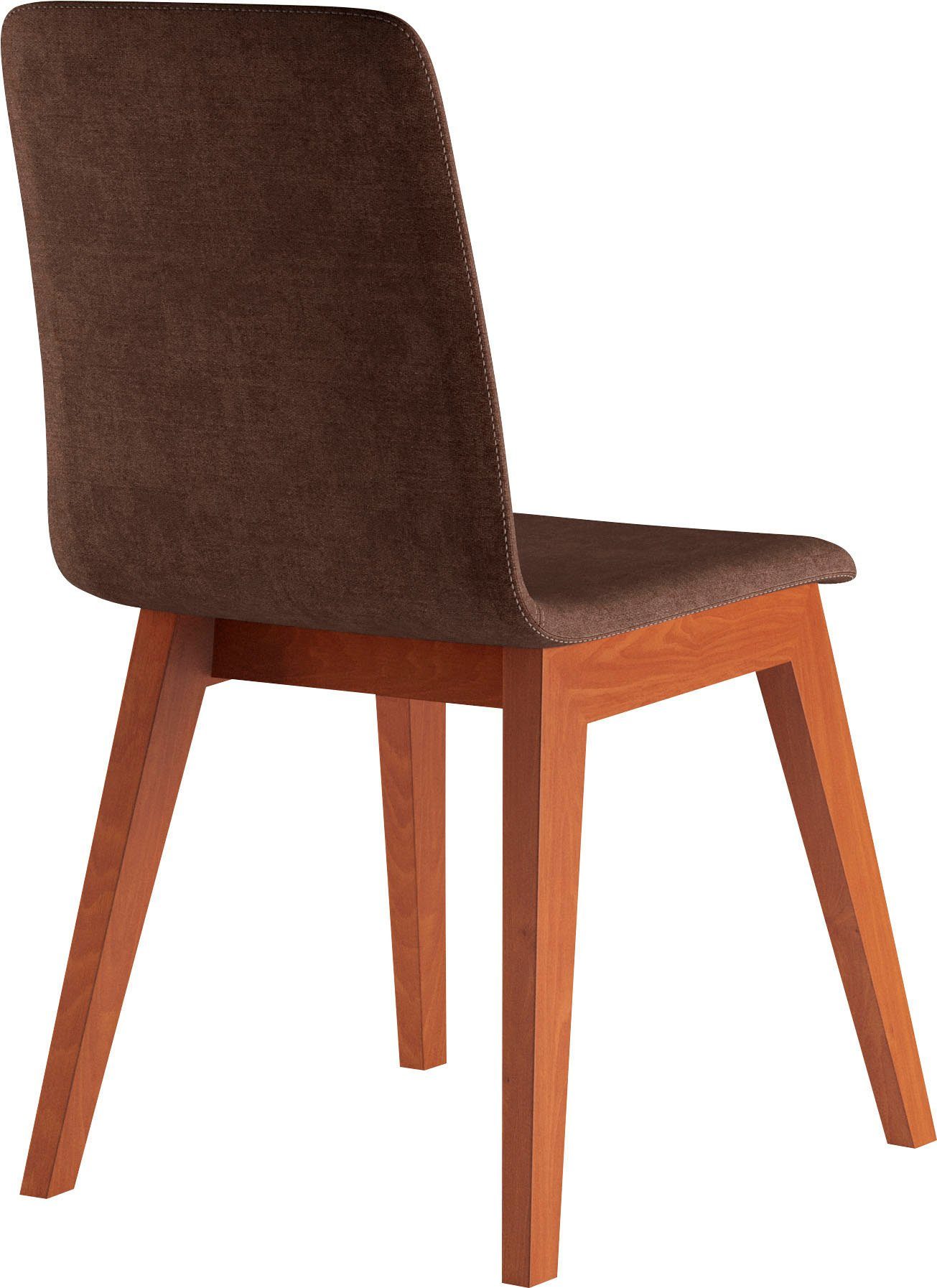 INOSIGN Stoel Sandy met verschillende stoelpootkleuren en kleurvarianten, zithoogte 47 cm (2 stuks)