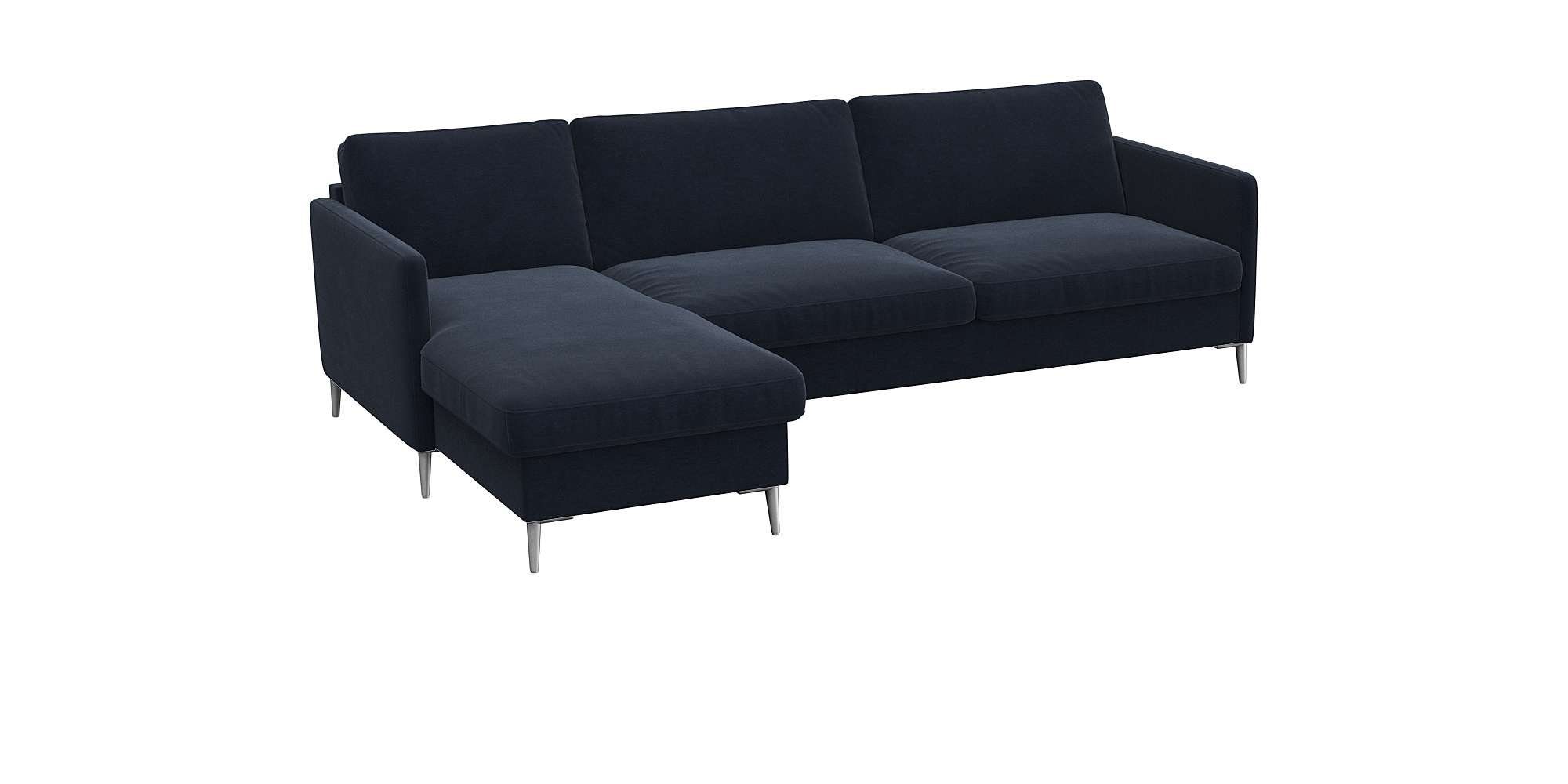 FLEXLUX Hoekbank Fiore, L-vorm, comfortabel en aangenaam door hoogwaardige zitopbouw