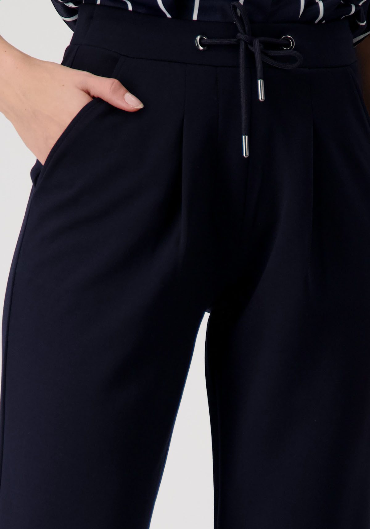 Monari Joggingbroek met koorddoorvoer