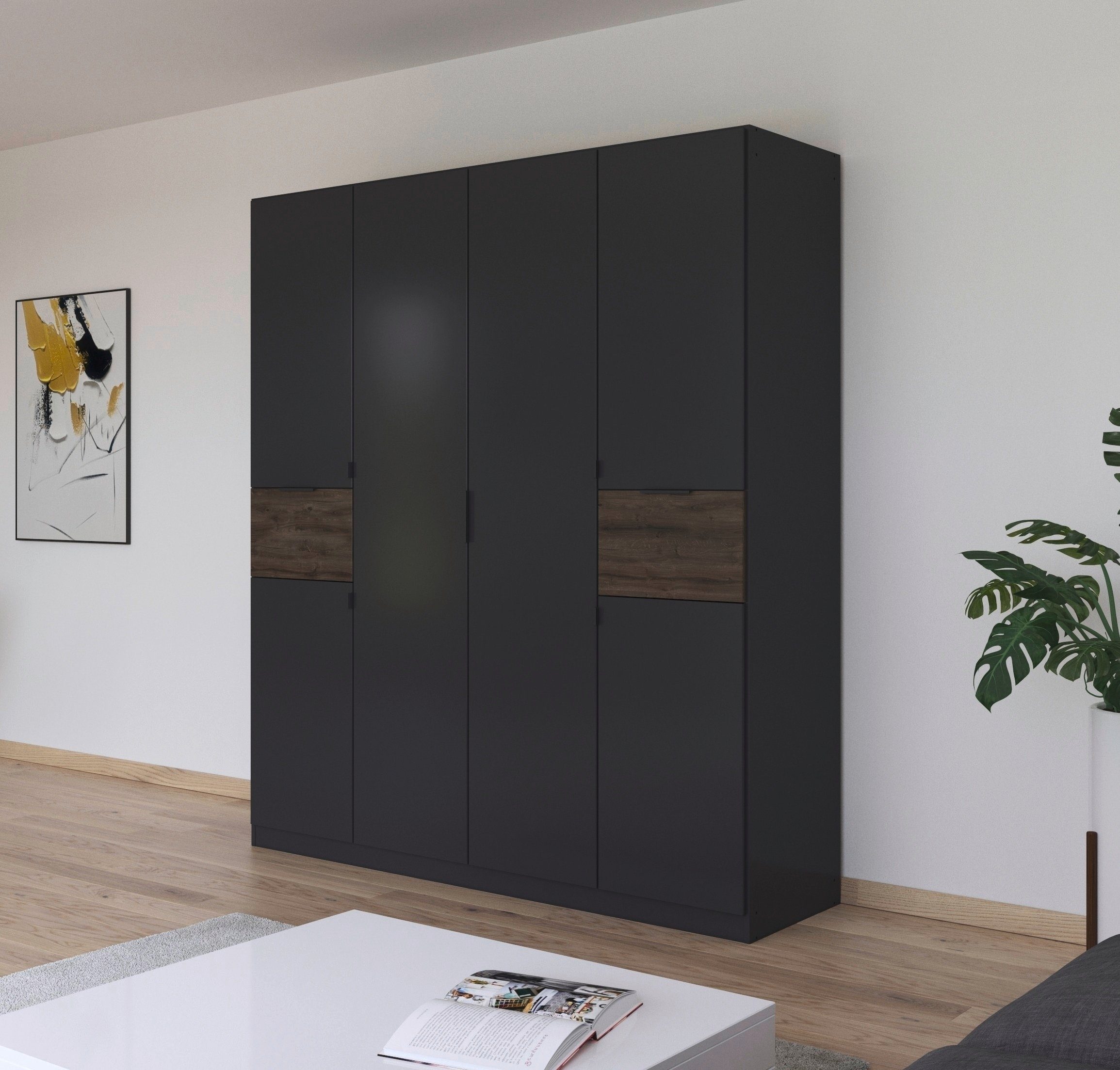 rauch Draaideurkast Kledingkast kast garderobe waskast TICAO met 2 ruime lades, veel opbergruimte made in germany