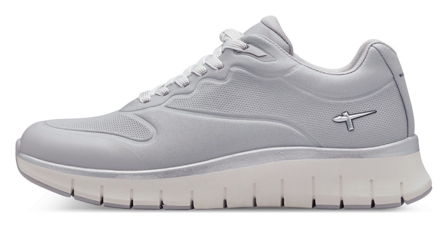 Tamaris Sneakers met sleehak vrijetijdsschoen, lage schoen, veterschoen met waterproof-uitrusting