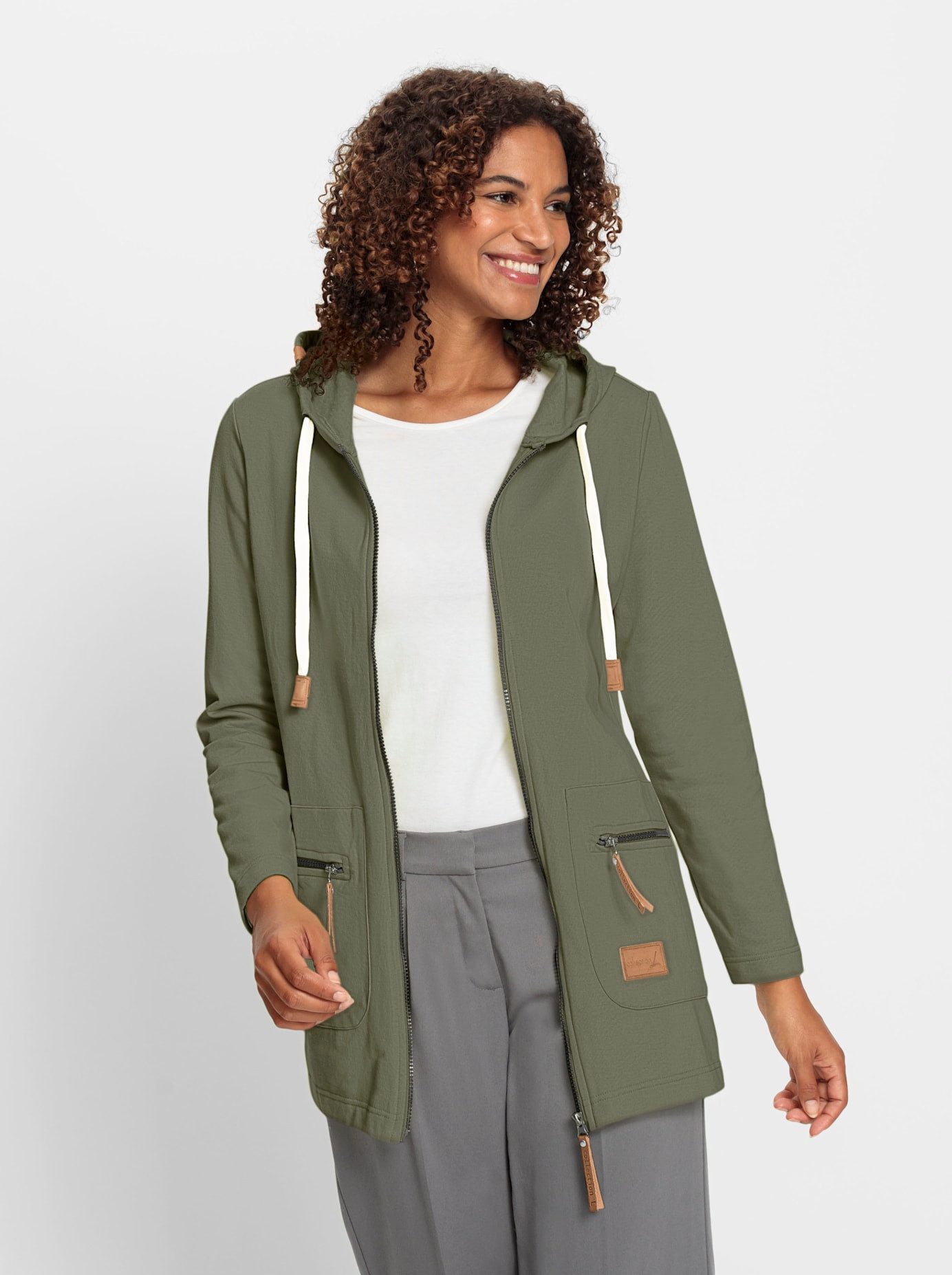 Casual Looks Shirtjasje Sweatvest (1-delig)