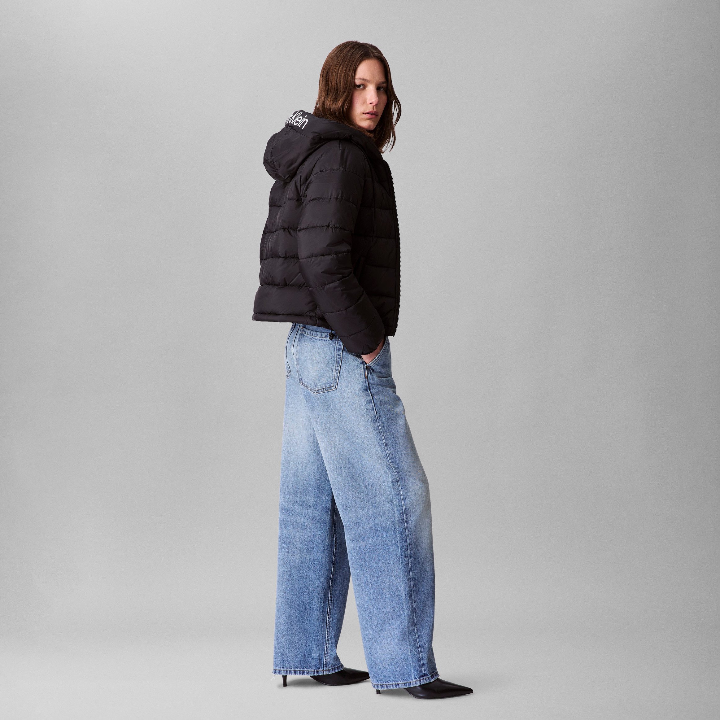 Calvin Klein Gewatteerde jas LIGHTWEIGHT LOGO PUFFER