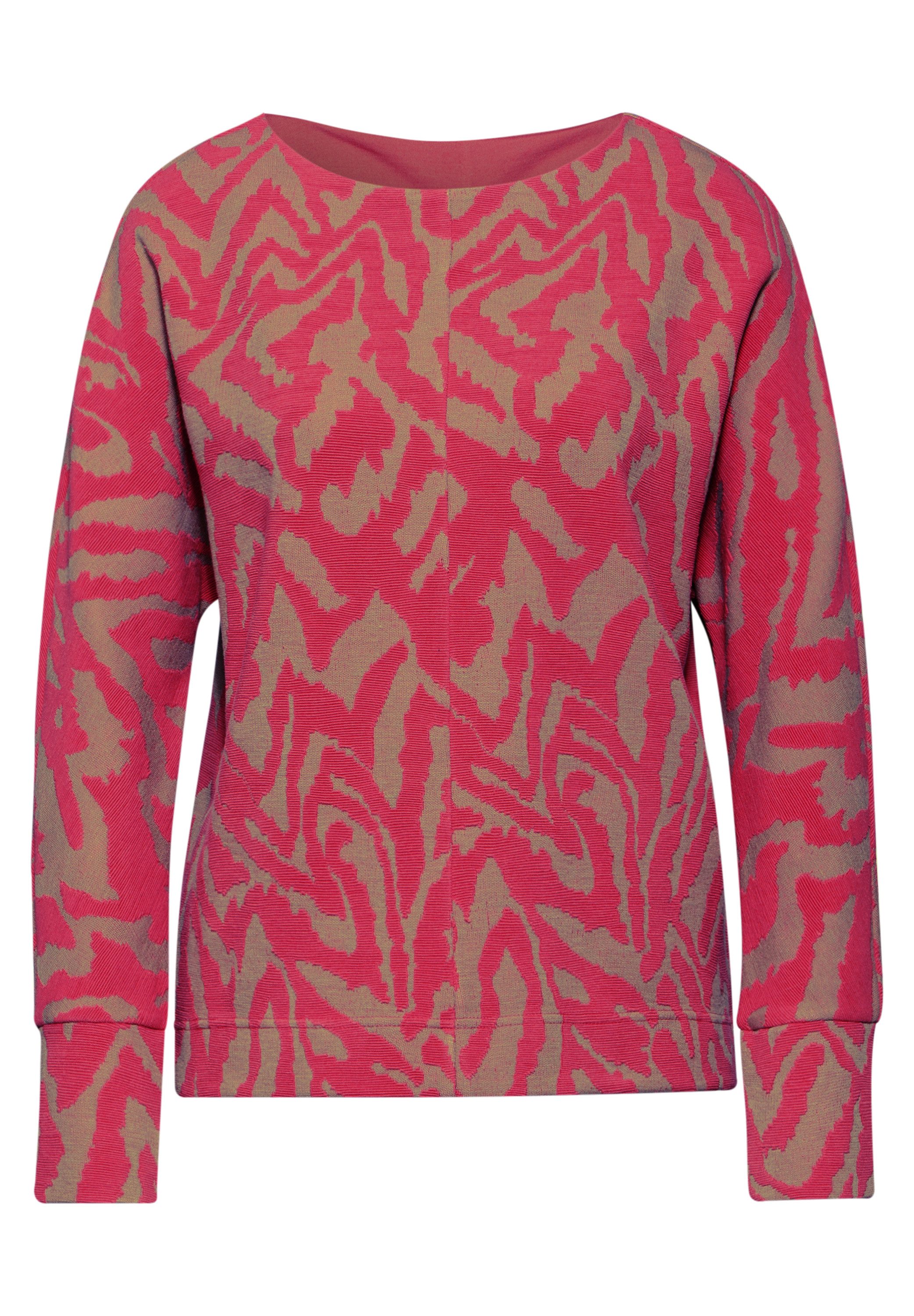 STREET ONE Jacquardtrui met two-tone jacquard