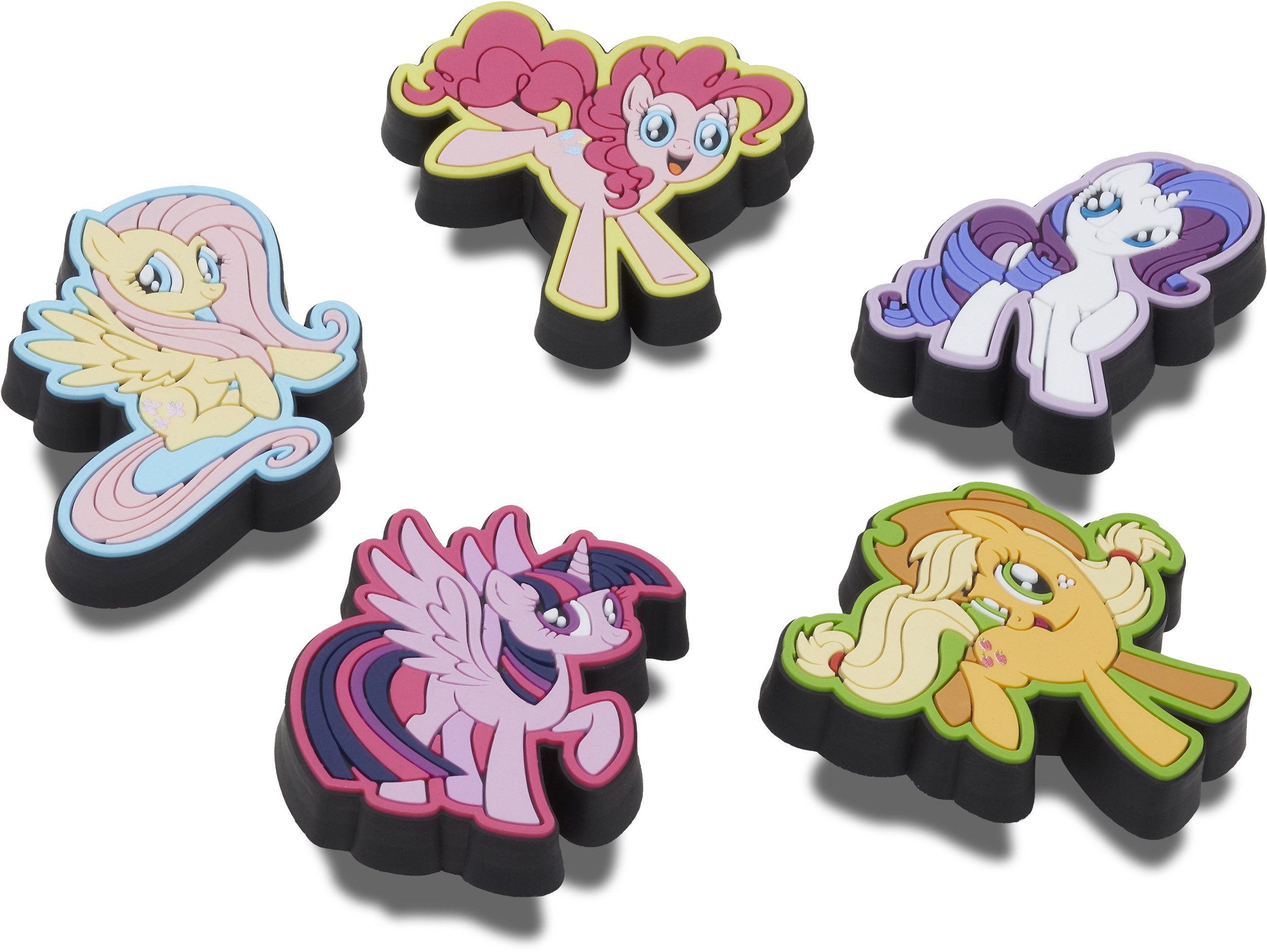 Crocs Schoenbutton My Little Pony Jibbitz™ , schoenaccessoire voor magische ponyvrienden (set, 5-delig, Geen speelgoed. Niet geschikt voor kinderen jonger dan 3 jaar)