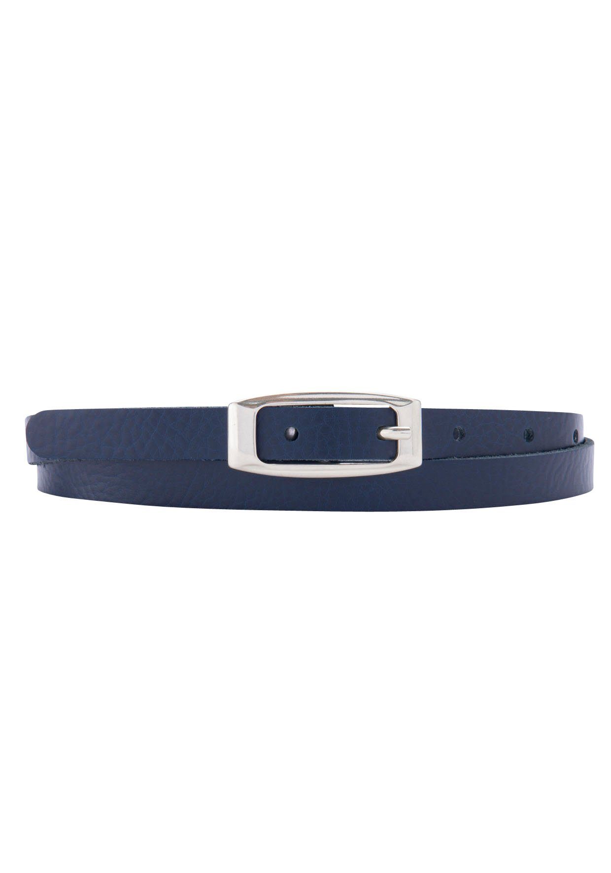 BERND GÖTZ Leren riem in elegante, smalle look