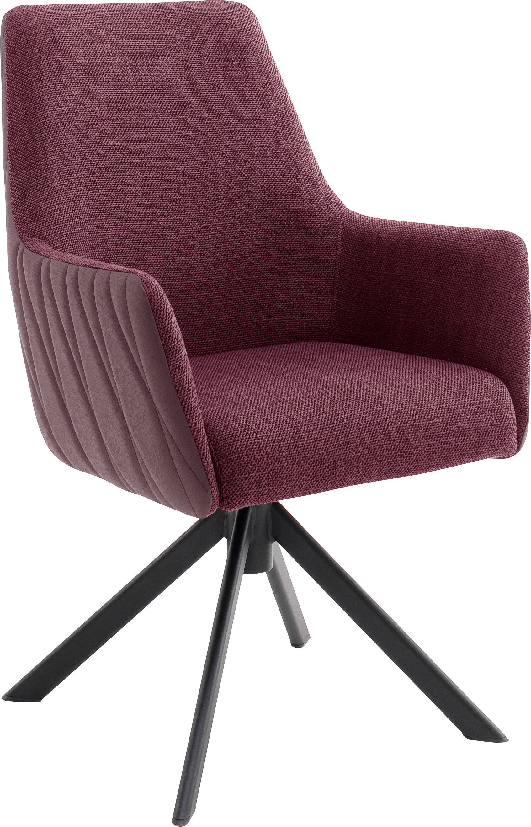 MCA furniture Stoel met 4 poten Reynosa Eetkamerstoel 360º draaibaar met nivellering, belastbaar tot 120 kg (set, 2 stuks)