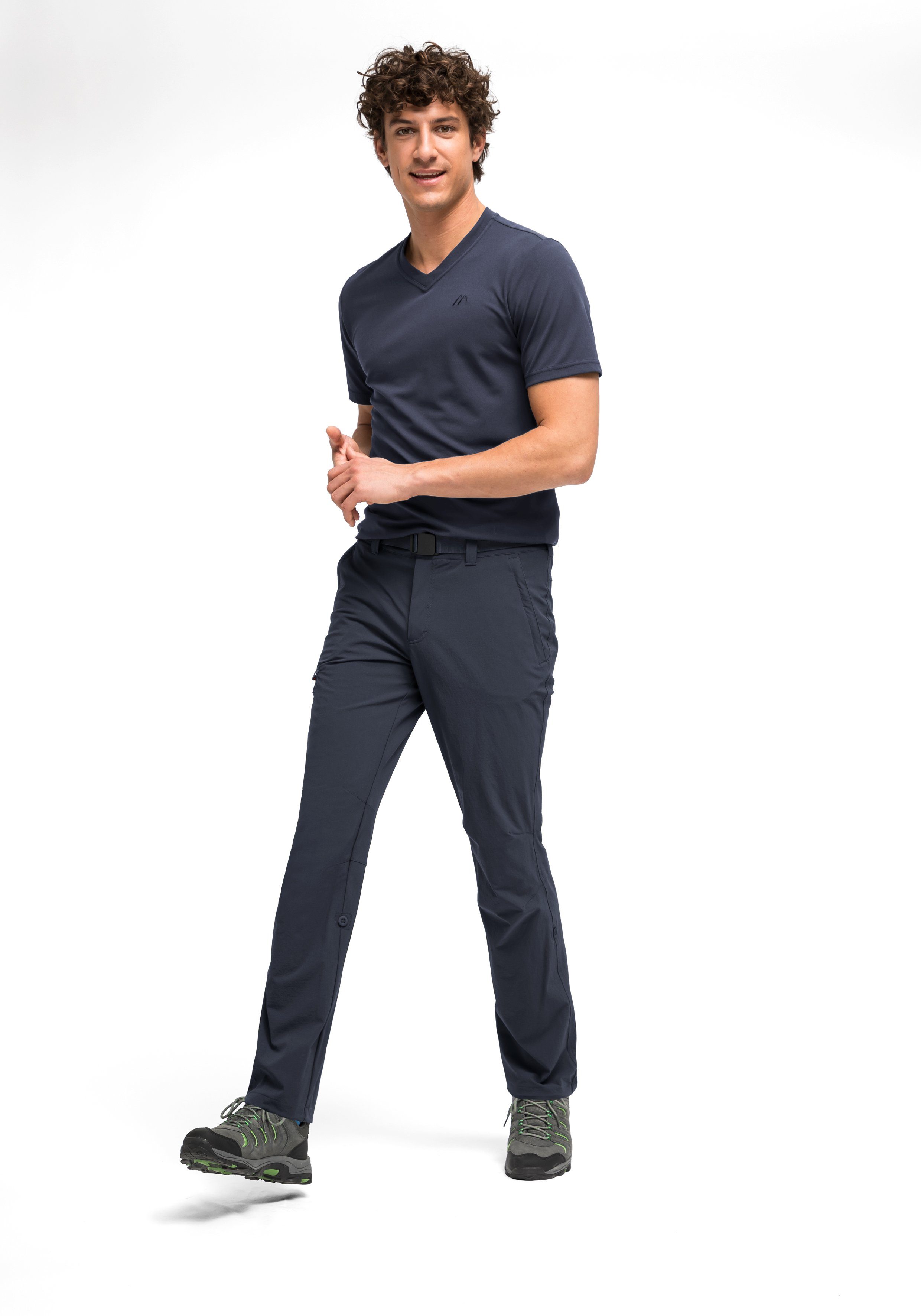 Maier Sports Functionele broek Nil Herenwandelbroek, ventilerende outdoorbroek met oprolfunctie