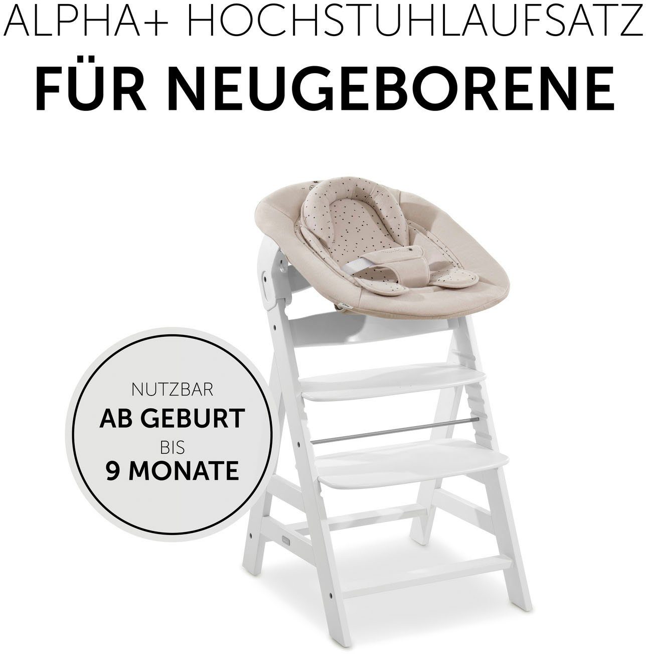 Hauck Opzet voor de kinderstoel Alpha Bouncer 2in1 Winnie the Pooh beige