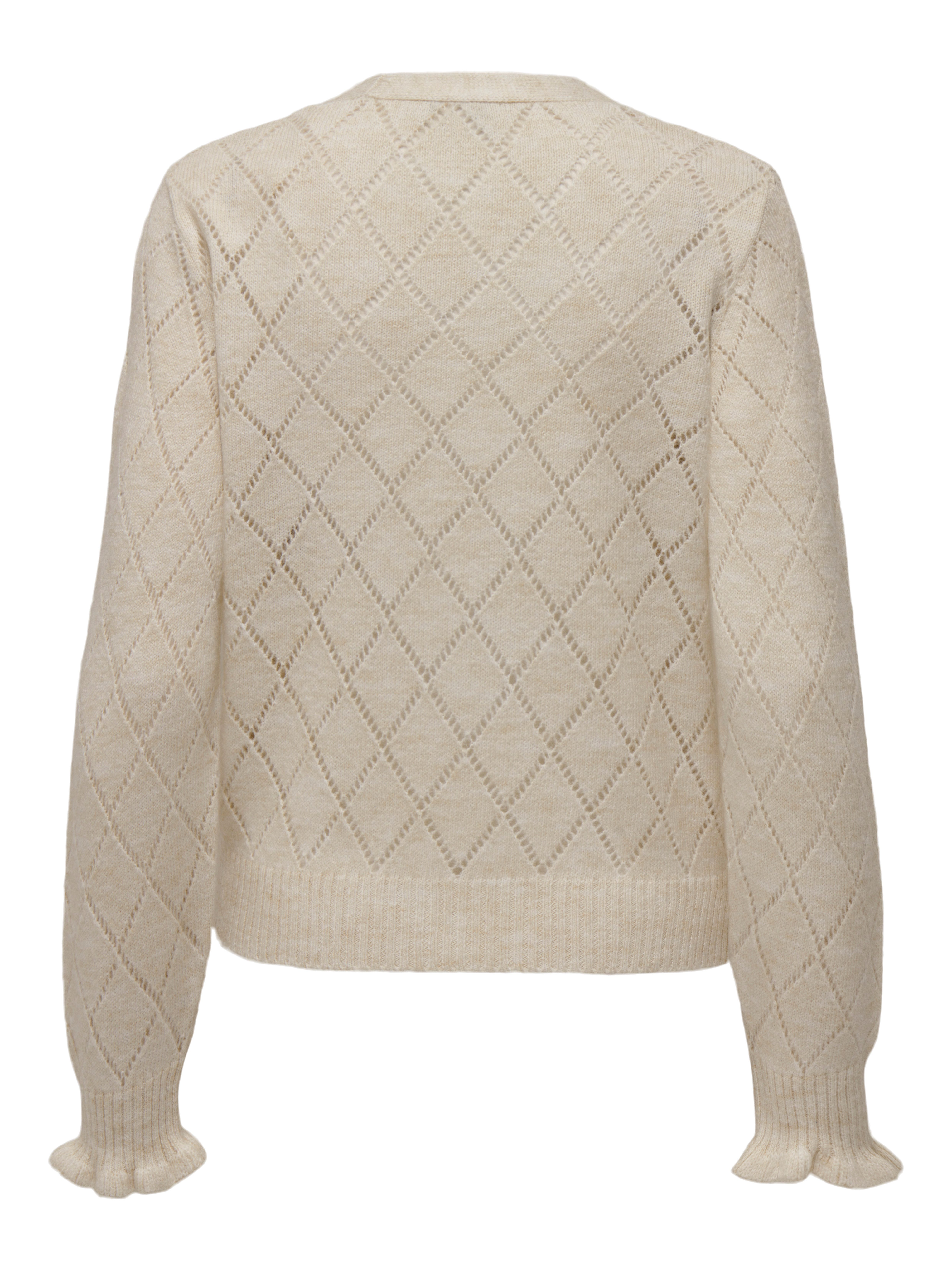 JDY Vest JDYLETTY L/S V-NECK STRUC CARDI KNT NOOS