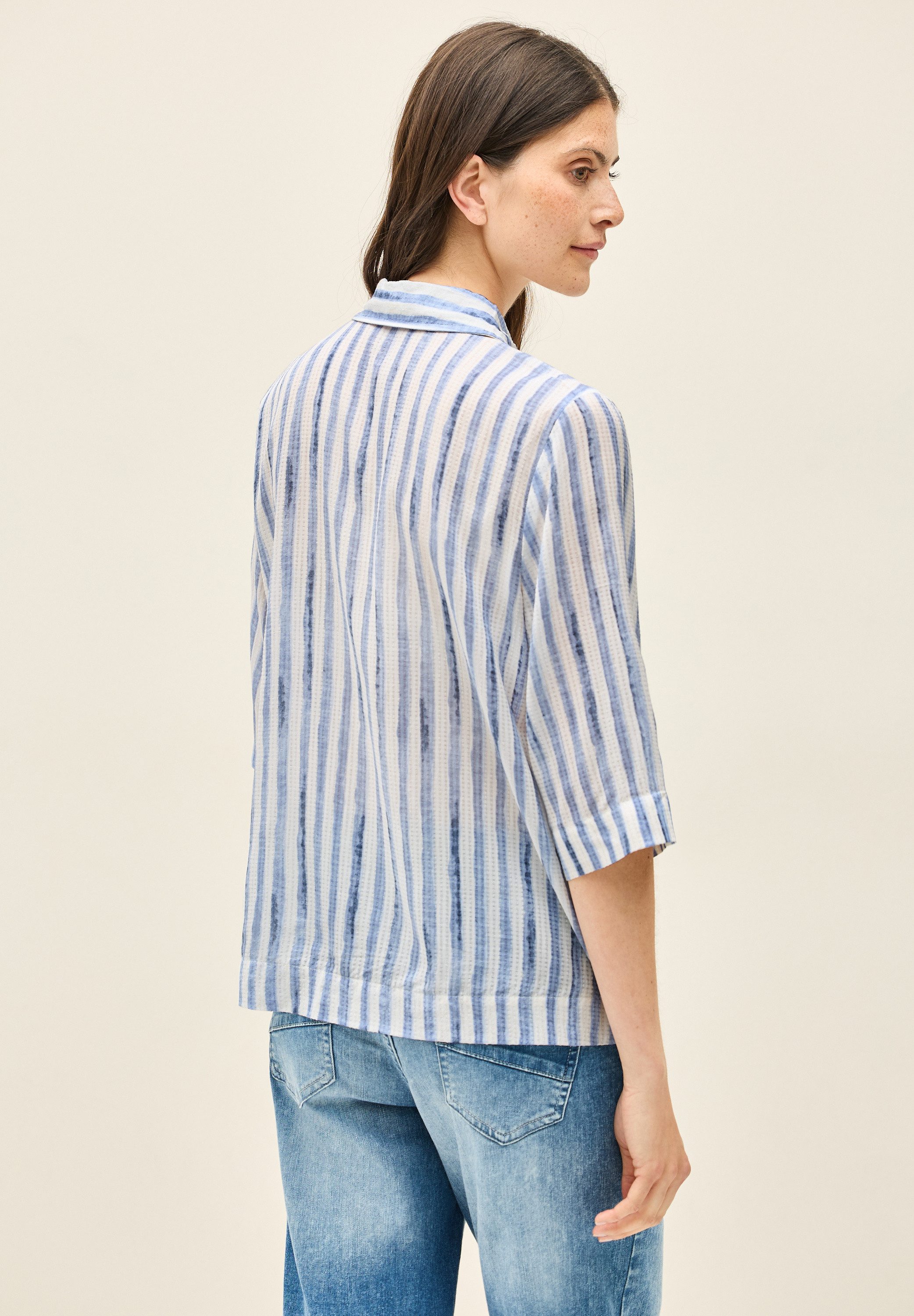 Cecil Overhemdblouse met streepdessin