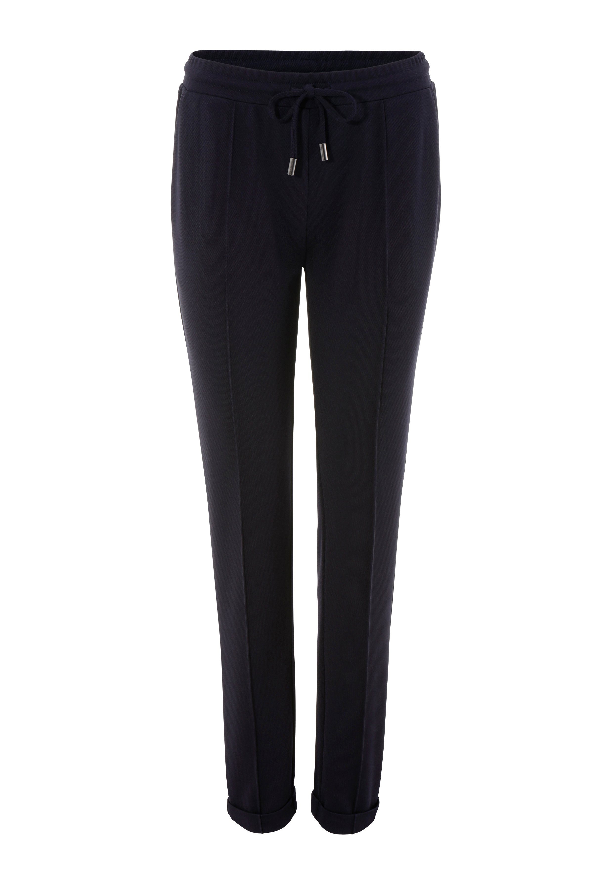 Aniston CASUAL Comfortbroek in gestructureerde jerseykwaliteit