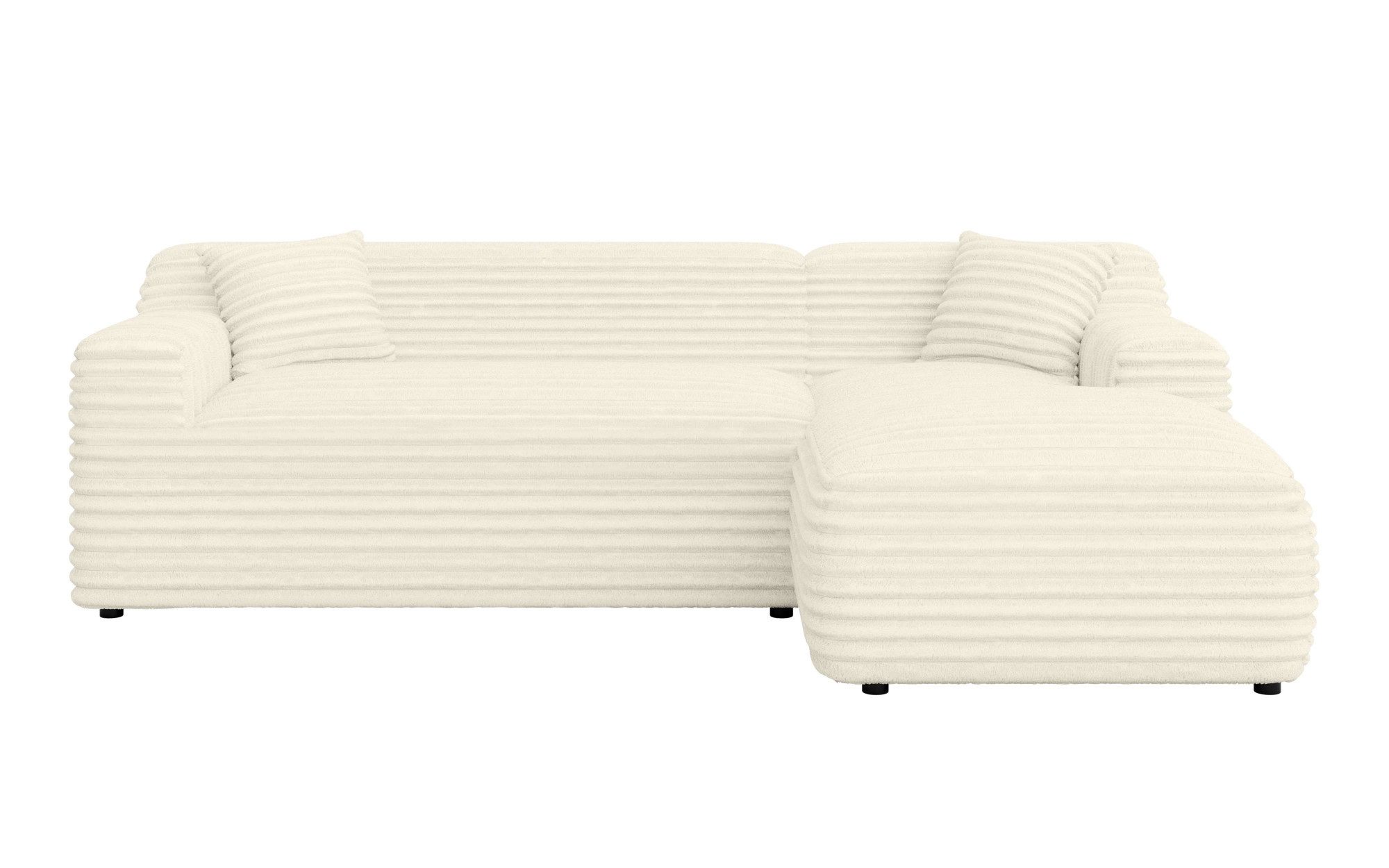 Home affaire Hoekbank LILLIANA Designsofa, L-Form mit Recamiere rechts/links bestellbar L-model