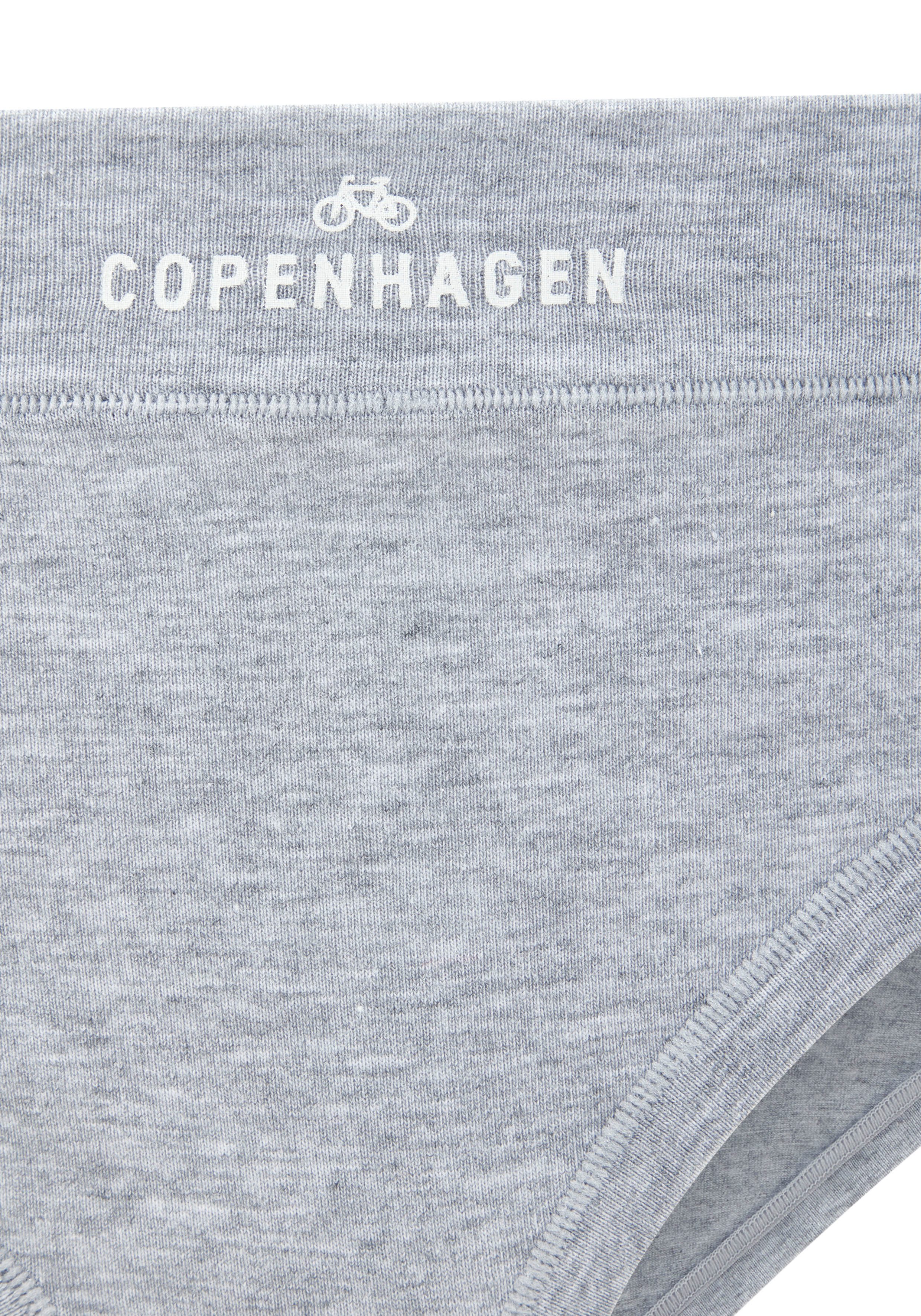Copenhagen Studios Bikinibroekje Met logoprint bij de band van zachte bio-katoenkwaliteit (Set van 3)