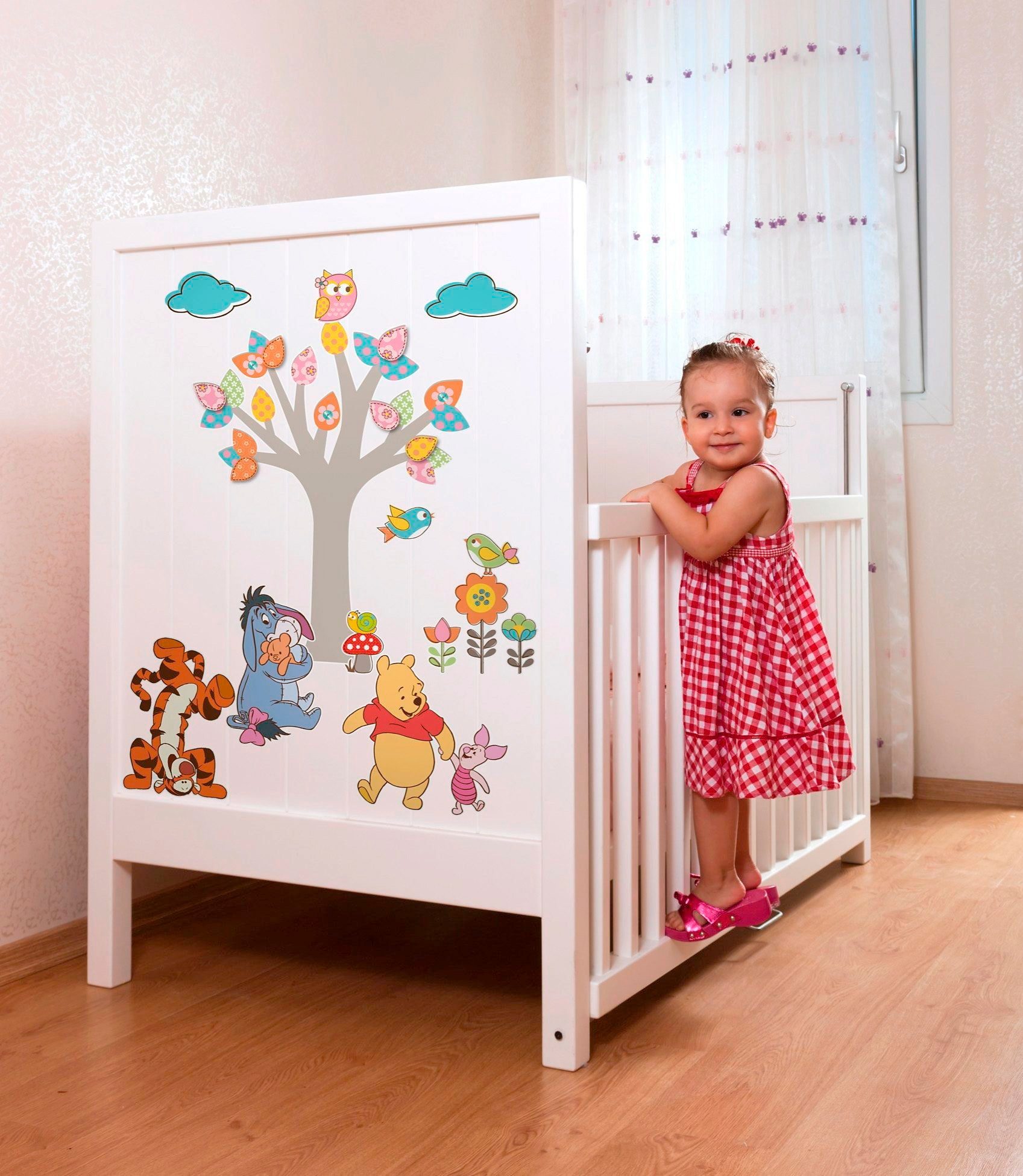 Komar Wandfolie Winnie the Pooh Nature Lovers - afm. 50 x 70 cm (14-delig)