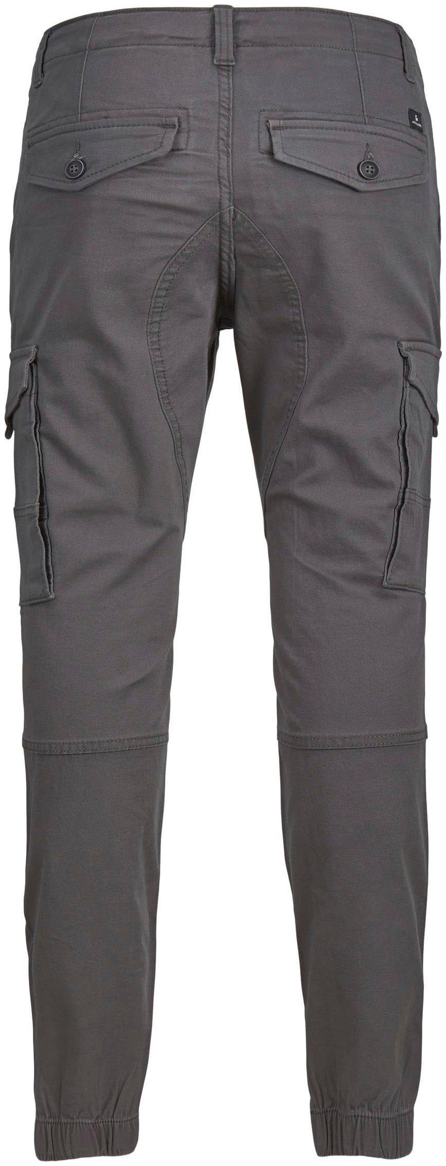 Jack & Jones Junior Cargobroek JPSTPAUL JJFLAKE 542 ASPHALT NOOS JNR
