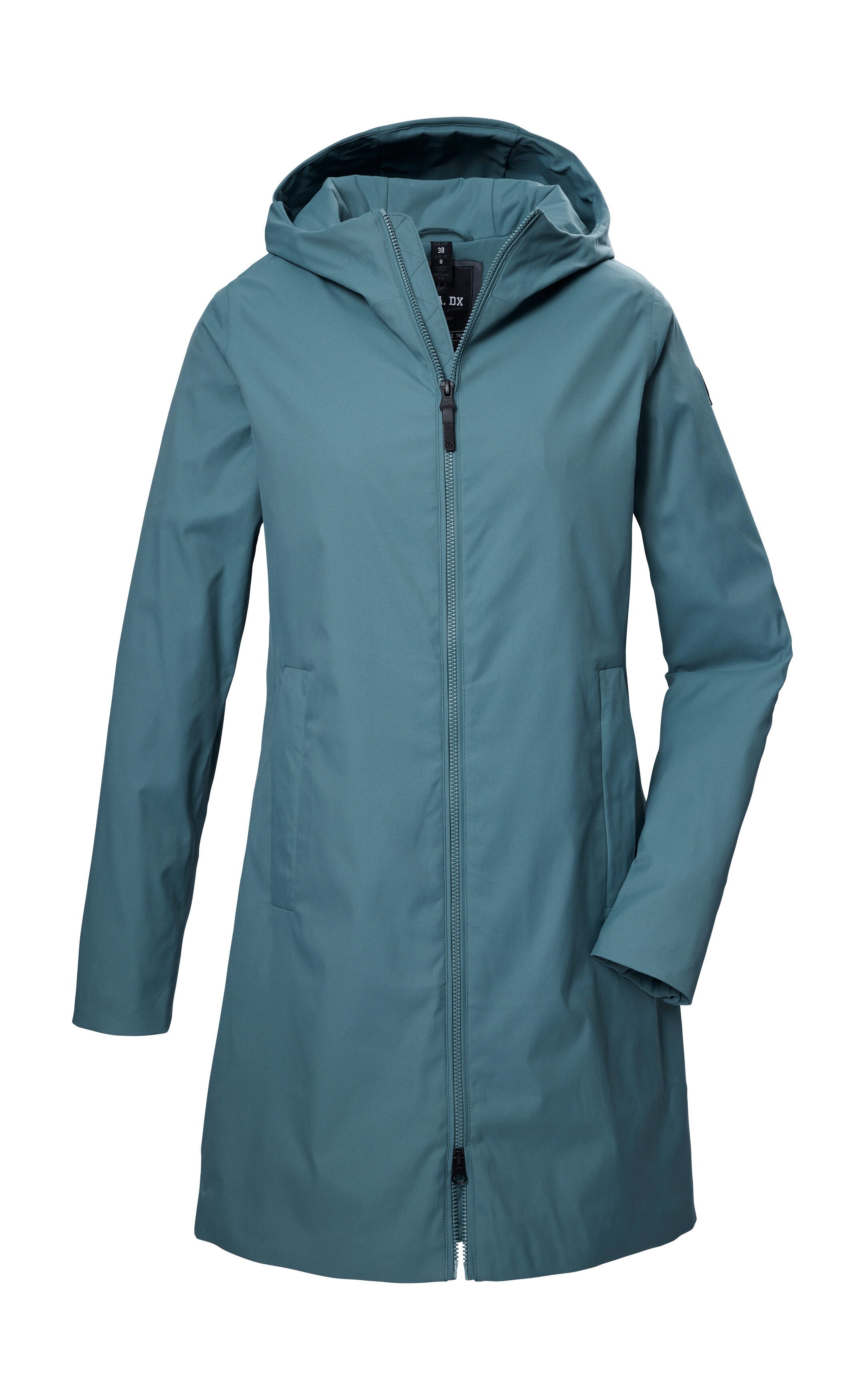 G.I.G.A. DX by killtec Parka GS 57 WMN PRK Damesparka in stedelijke look, wind- en waterdicht, ademend