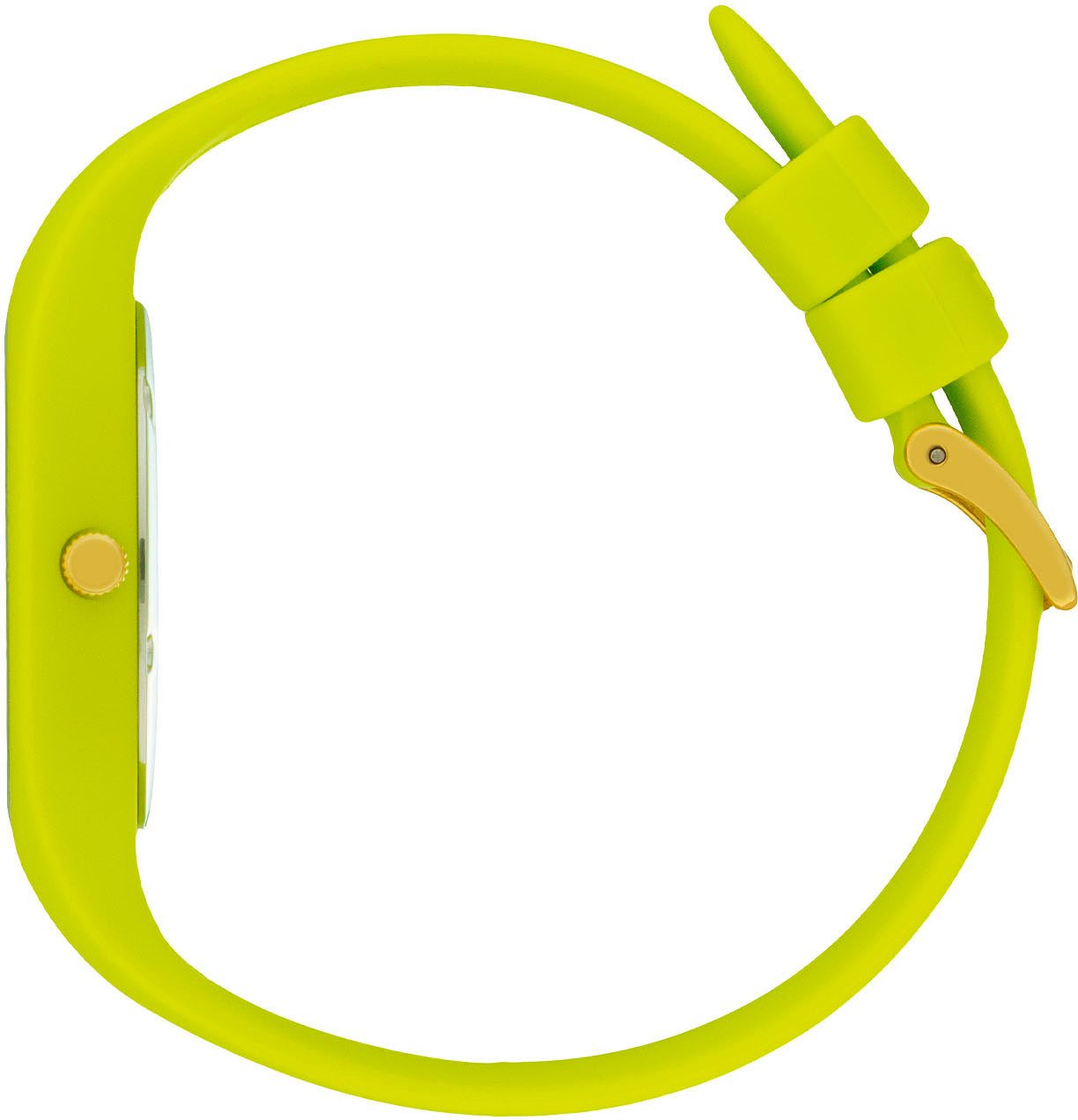 ice-watch Kwartshorloge ICE glitter - Neon lime - Small - 3H, 021225 Armbanduhr, dameshorloge, siliconen band, tot 10 bar waterdicht