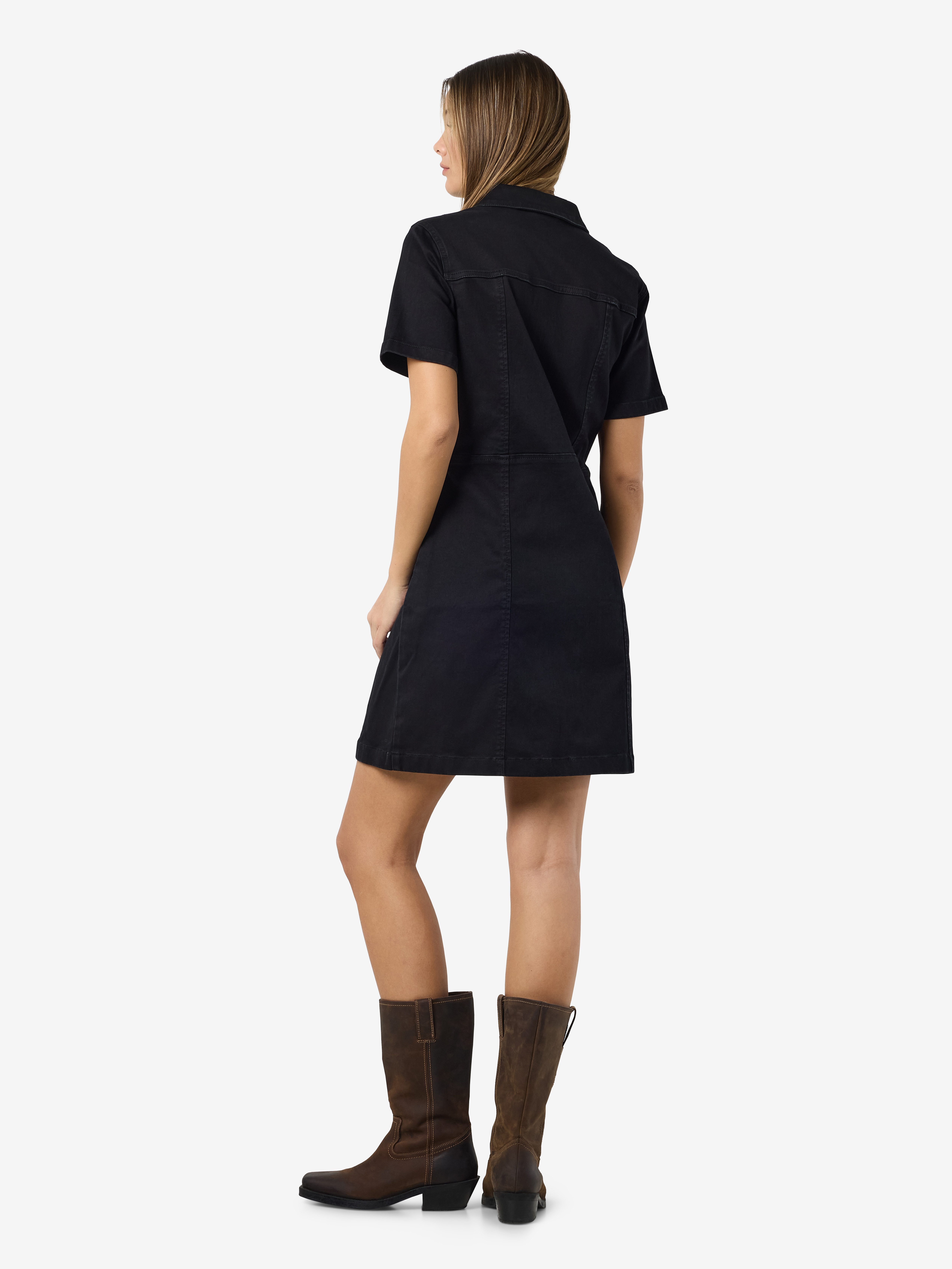 Noisy may Jeans jurk NMNISA S/S SLIM DENIM DRESS VI526BL NOOS