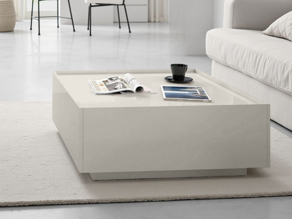 Places of Style Salontafel Piano hoogwaardig uv gelakt, met twee laden inclusief soft-closefunctie